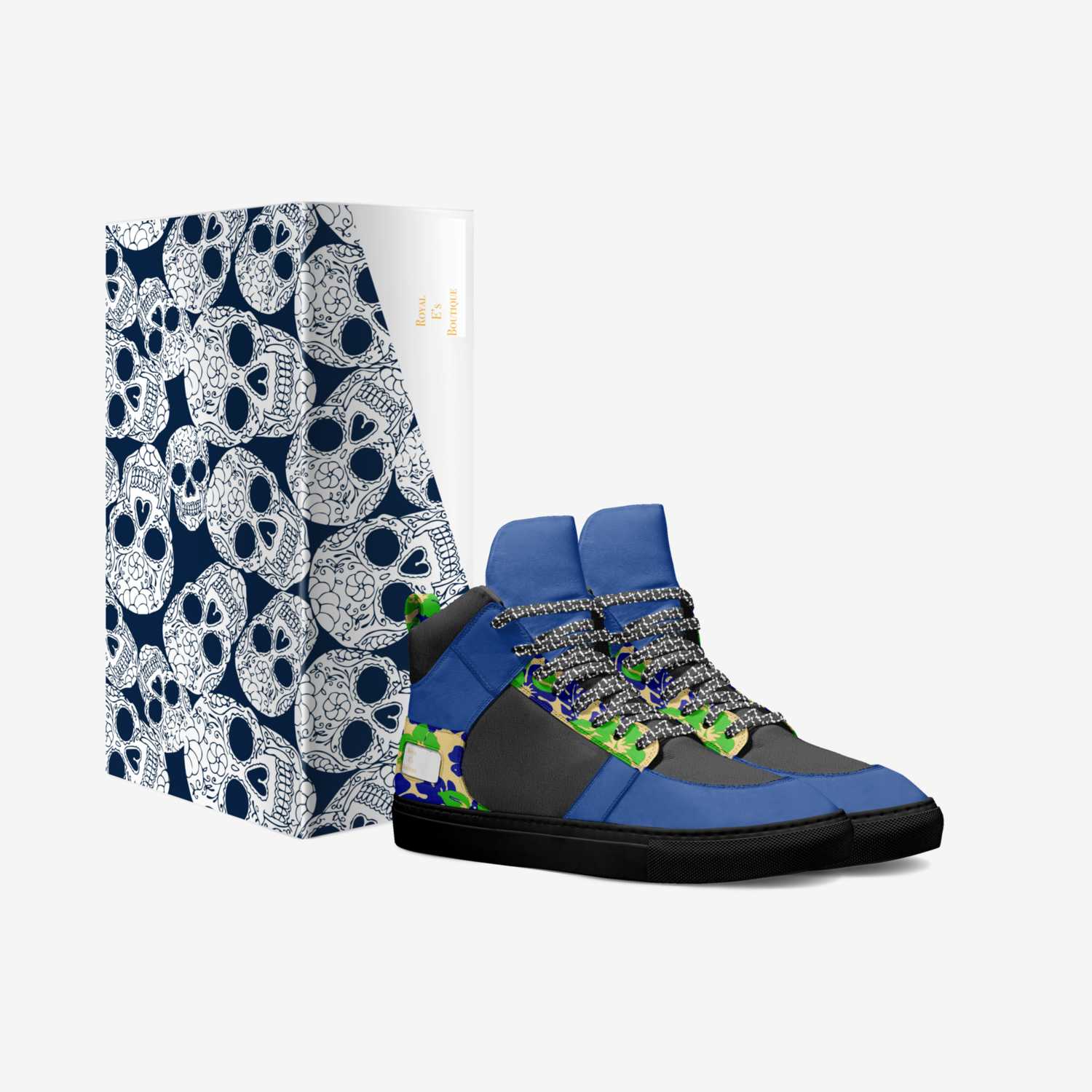 Old School custom made in Italy shoes by Eboni Harris | Box view