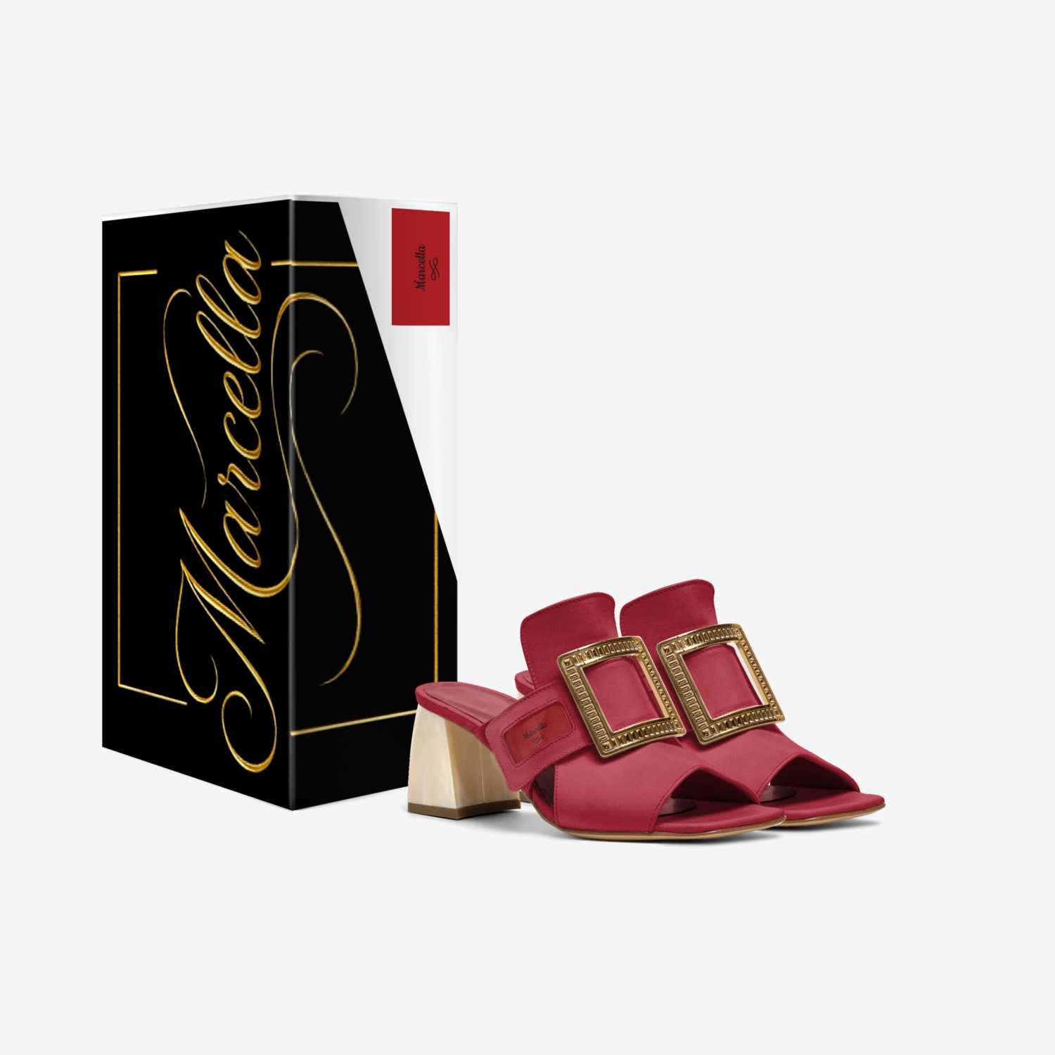 Rouge Allure custom made in Italy shoes by Tasha Teresa | Box view