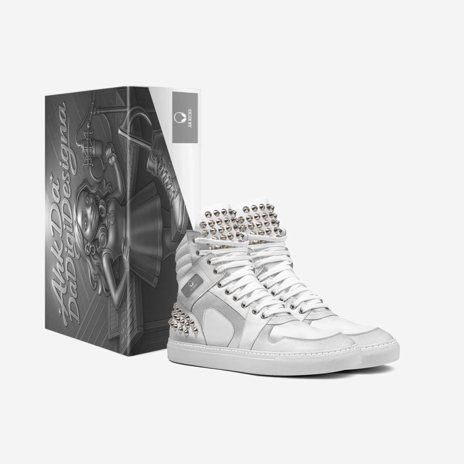 AK KICKS custom made in Italy shoes by Shakirah Meadows | Box view
