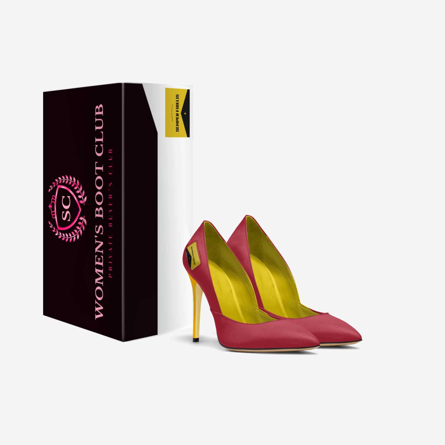 SEMPER FIDELIS custom made in Italy shoes by David Kornhauser | Box view