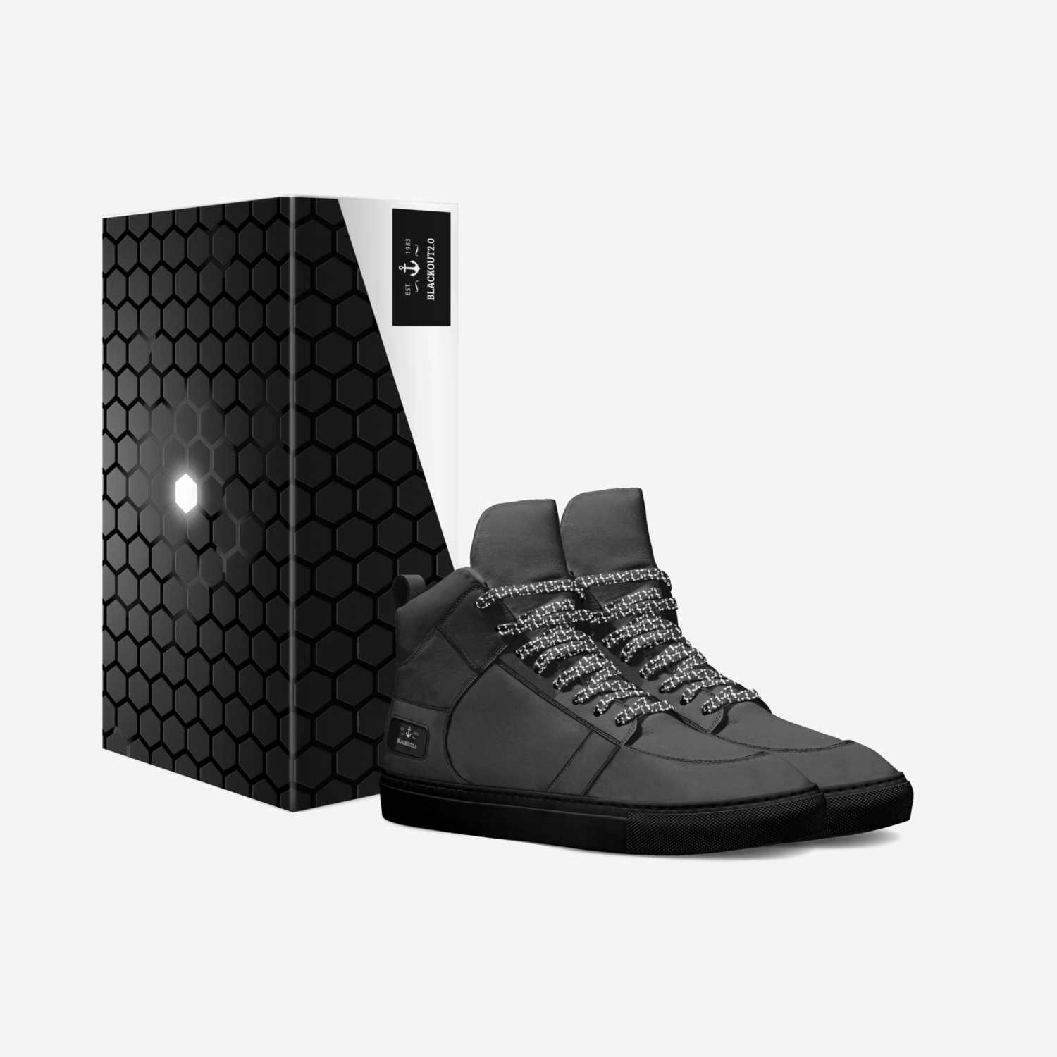 Blackout2.0 custom made in Italy shoes by David Lowe | Box view