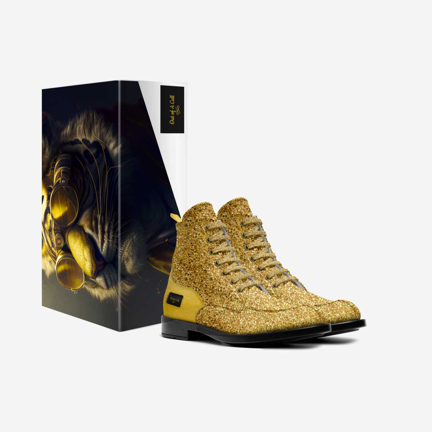 Out of A Call custom made in Italy shoes by Ingrid Yolanda | Box view