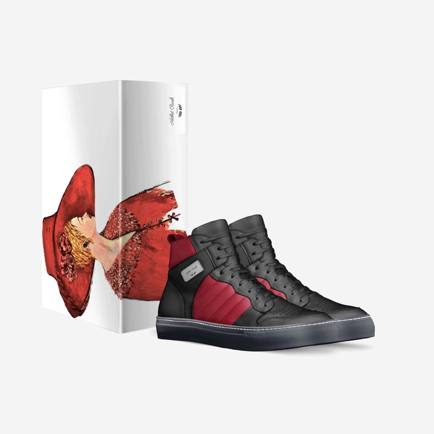 Adhd Rush  custom made in Italy shoes by Reinaldo Palencia | Box view