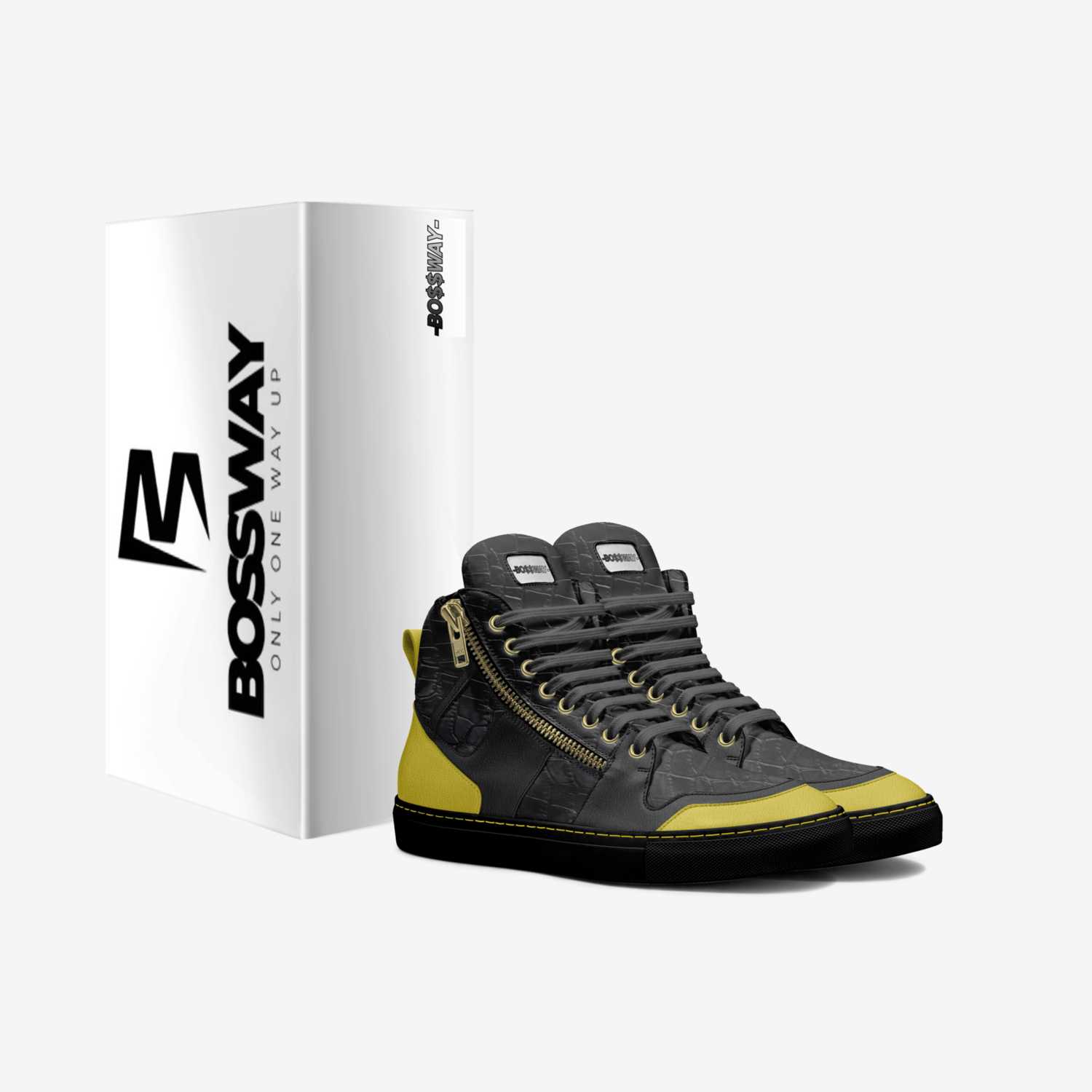 BO$$WAY custom made in Italy shoes by Ill Trill Neil | Box view