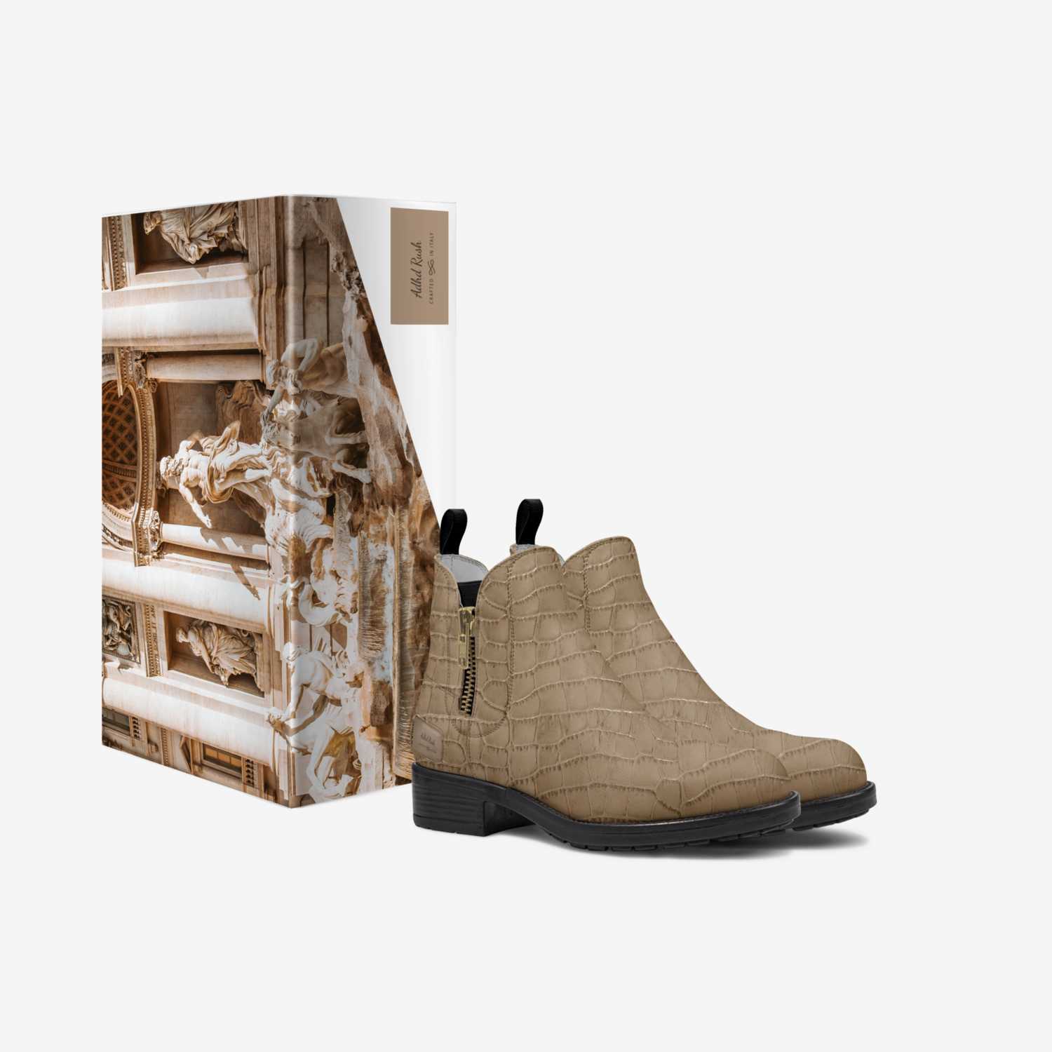 Adhd Rush  custom made in Italy shoes by Reinaldo Palencia | Box view
