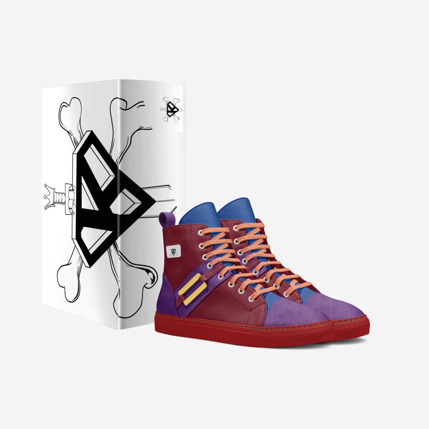 Hoop Dreamz custom made in Italy shoes by Kazper Bonez | Box view