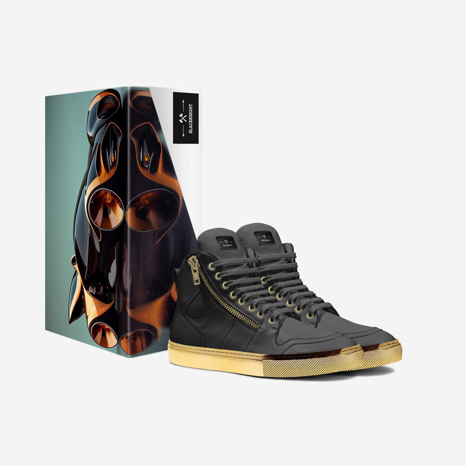 BlackKnight custom made in Italy shoes by Thomas Hayes | Box view