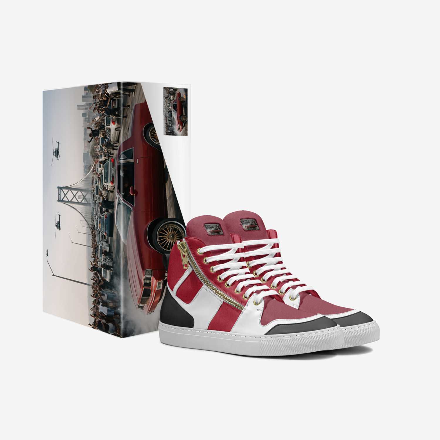 YADADADADA FASHOLY custom made in Italy shoes by Demarco Rashod Evans | Box view