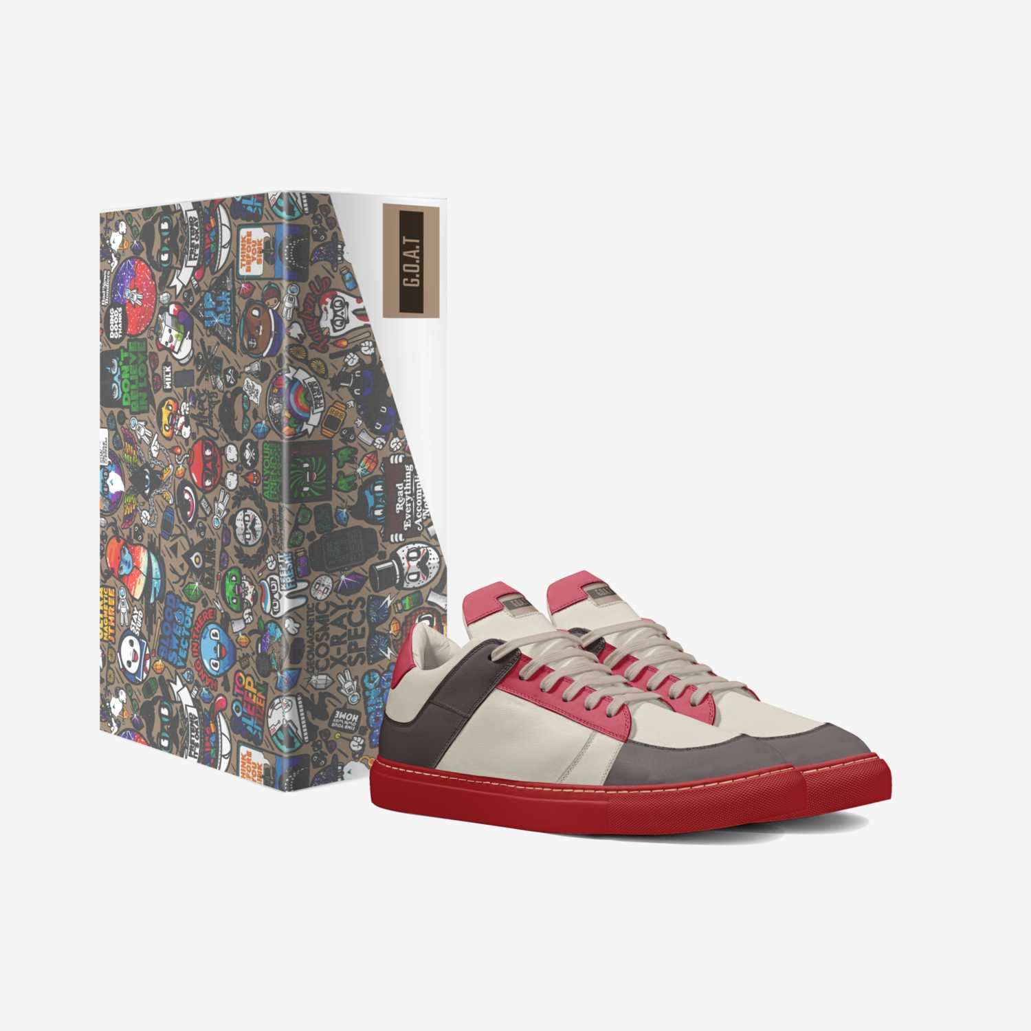 G.O.A.T custom made in Italy shoes by 50 Sosa | Box view