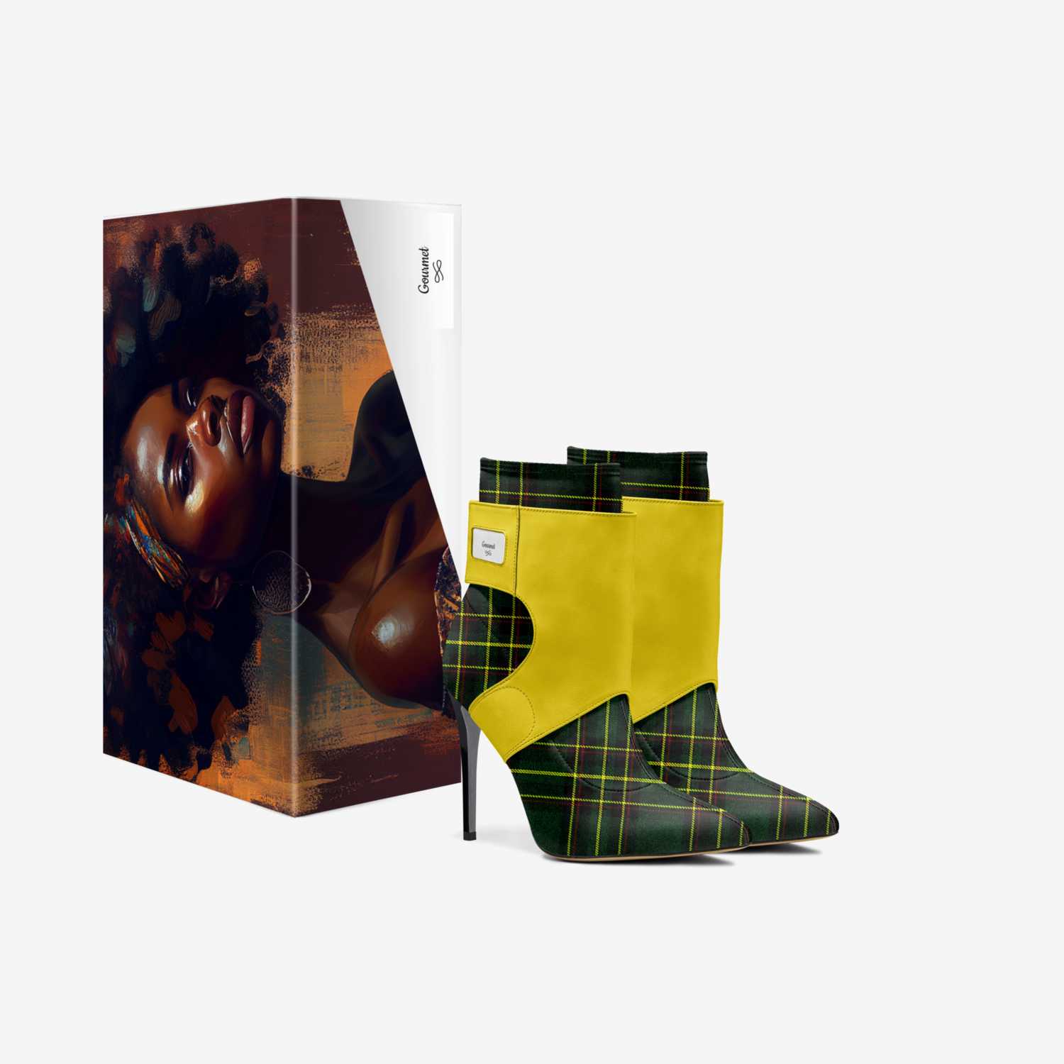 Gourmet custom made in Italy shoes by Shakeisha Brown | Box view