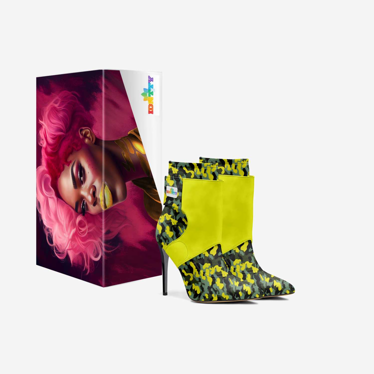 IDNtty custom made in Italy shoes by Kamila M Green | Box view