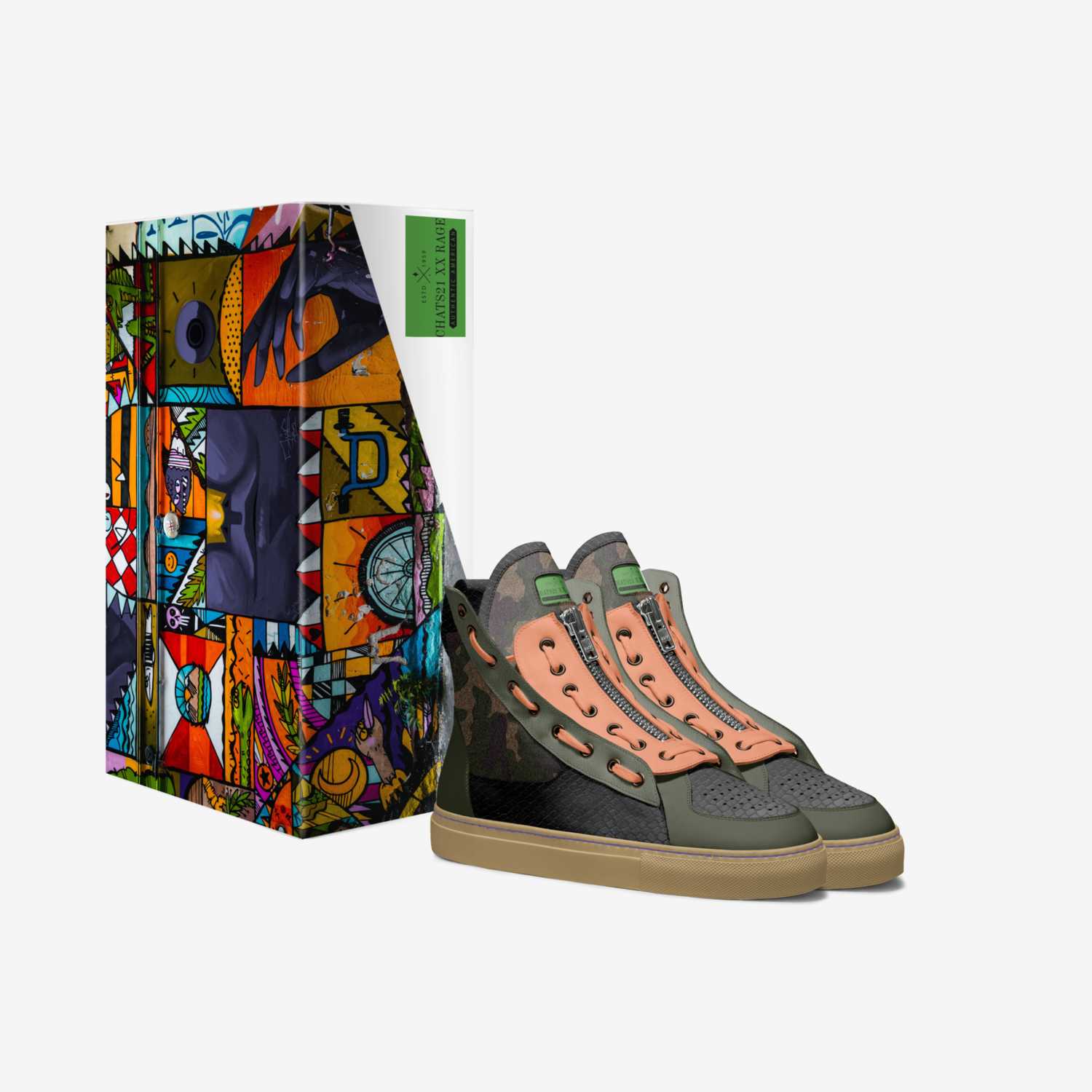 CHATS21 XX custom made in Italy shoes by Schurod Chatman | Box view