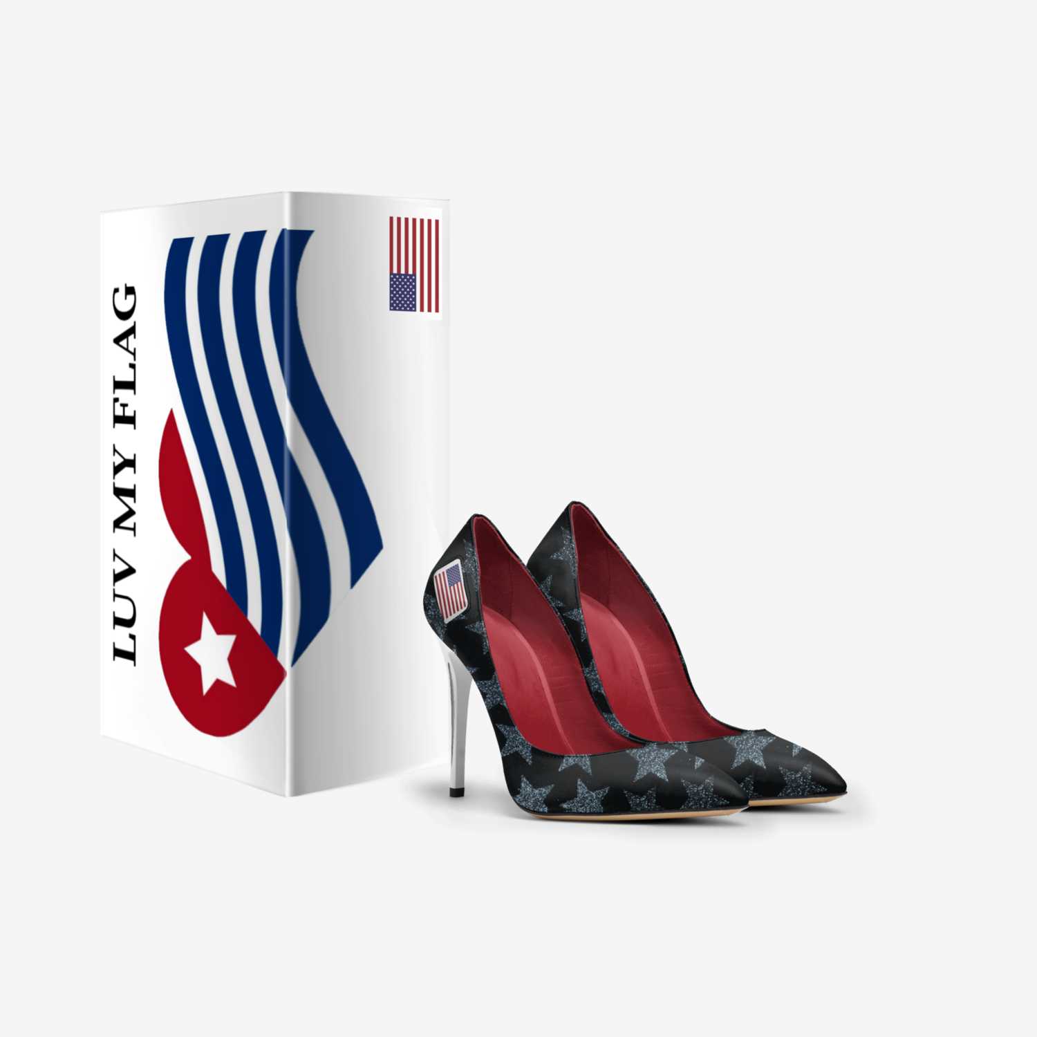 The Melania custom made in Italy shoes by David Bradford | Box view