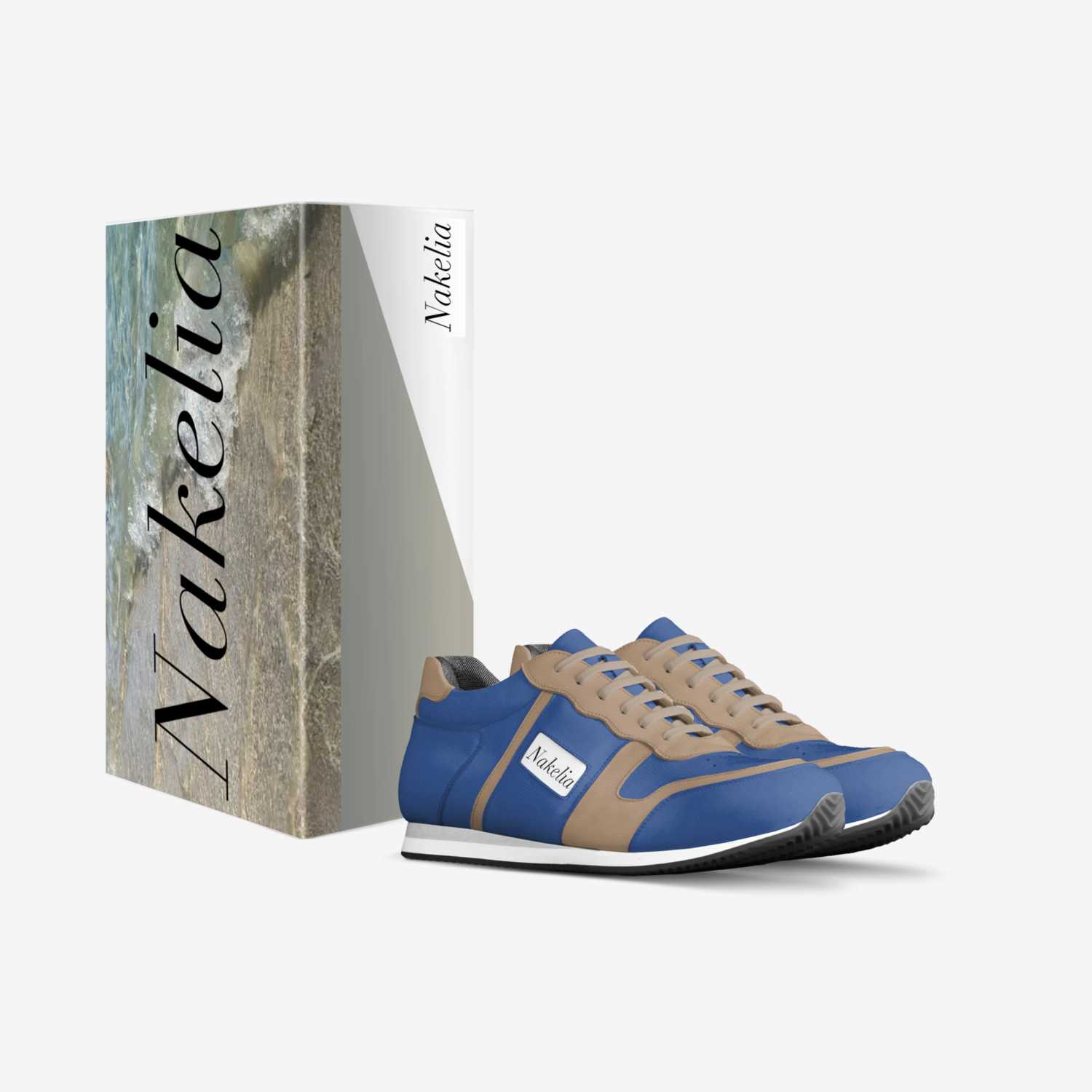 Nakelia TanInBlue custom made in Italy shoes by Ihesiah Myers | Box view