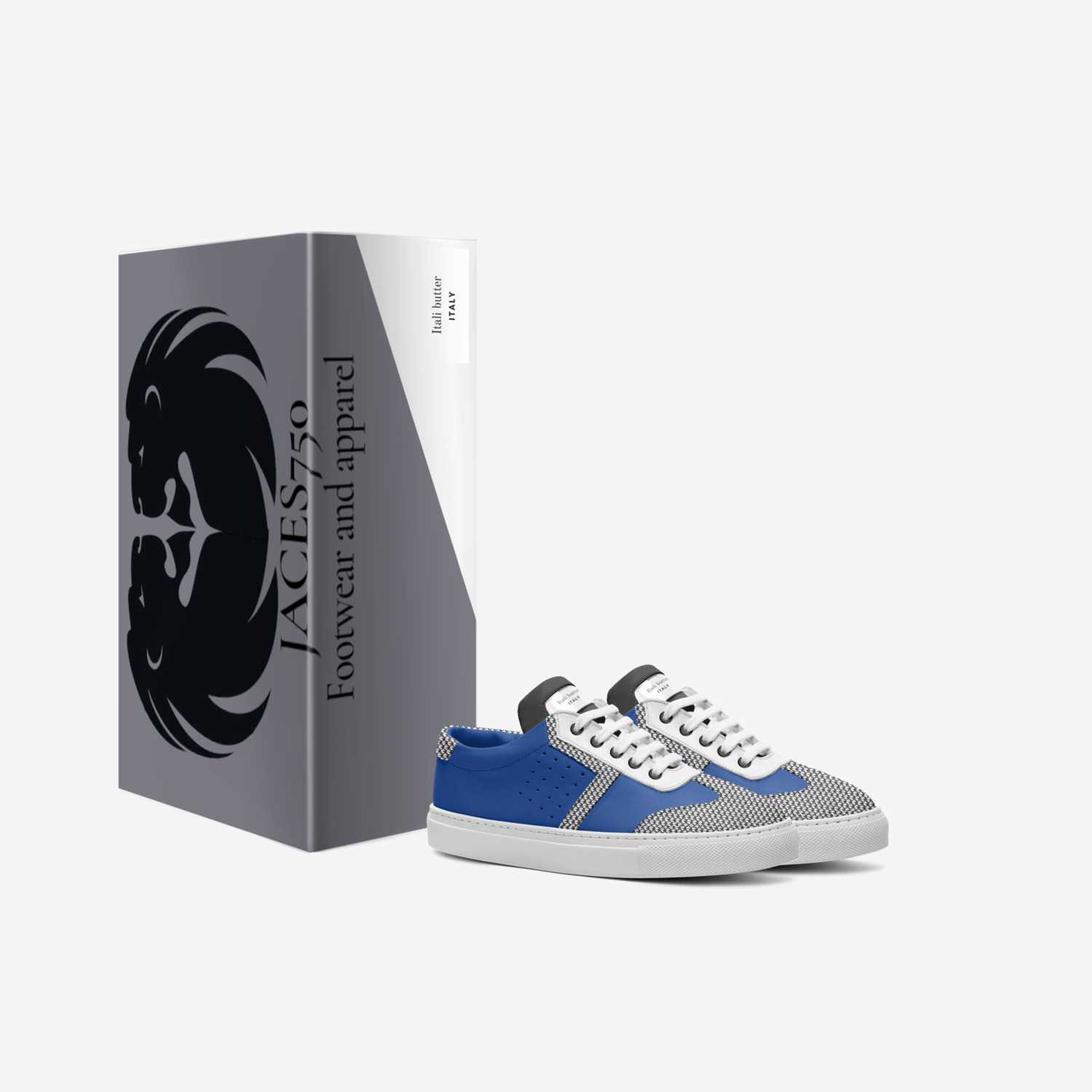 Itali butter  custom made in Italy shoes by James Edwards | Box view