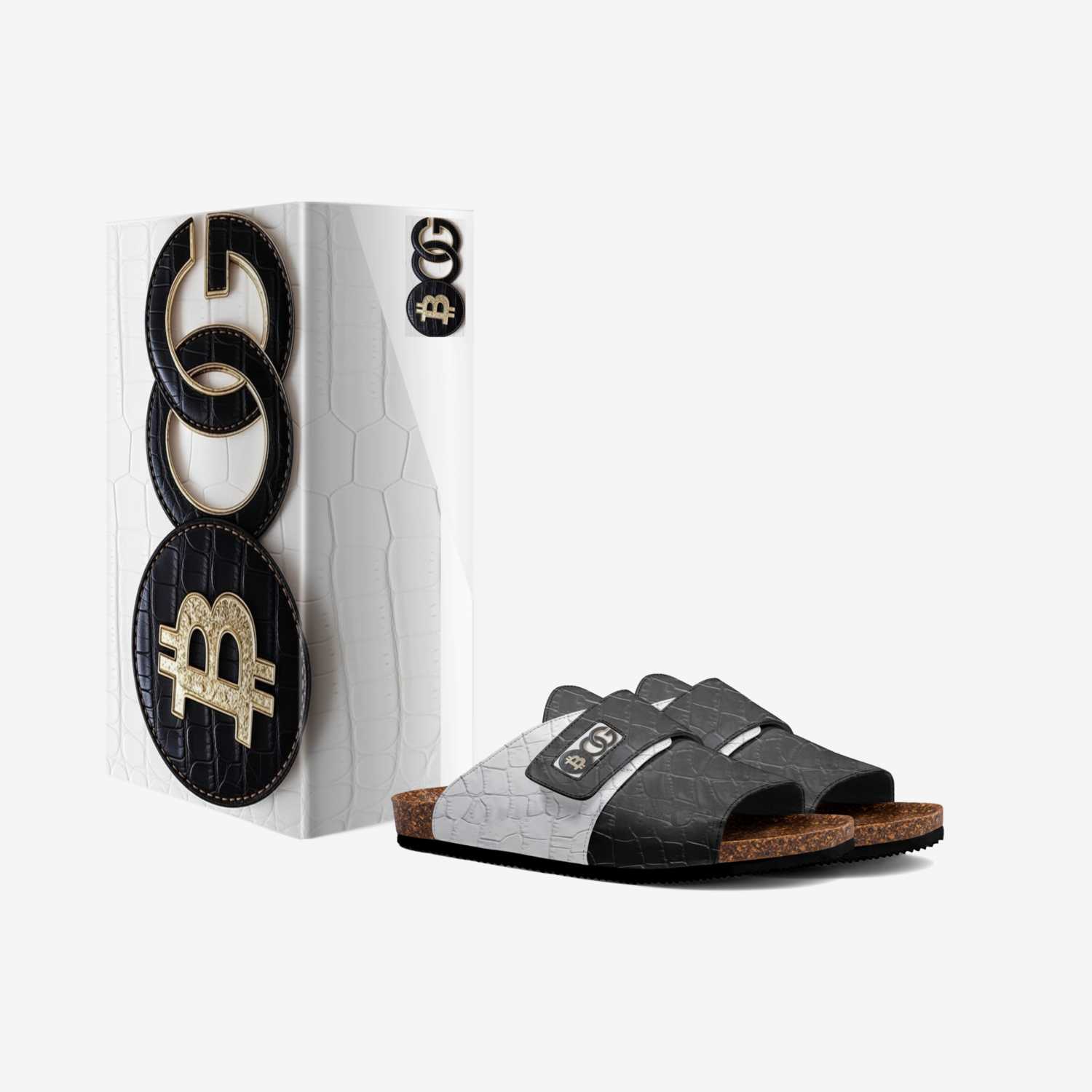 Bitcoin OG #6 custom made in Italy shoes by Jeffrey Long | Box view