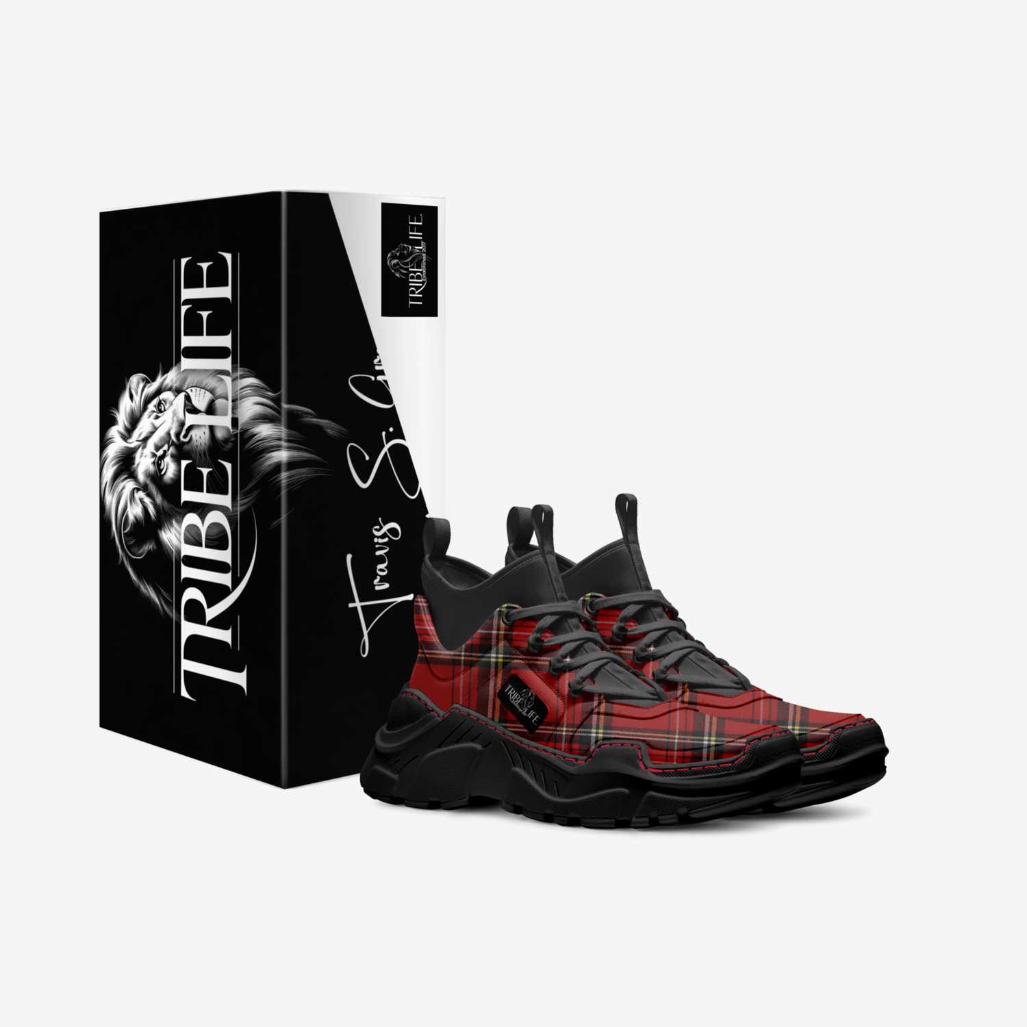Tribe Life  custom made in Italy shoes by Travis Grace | Box view