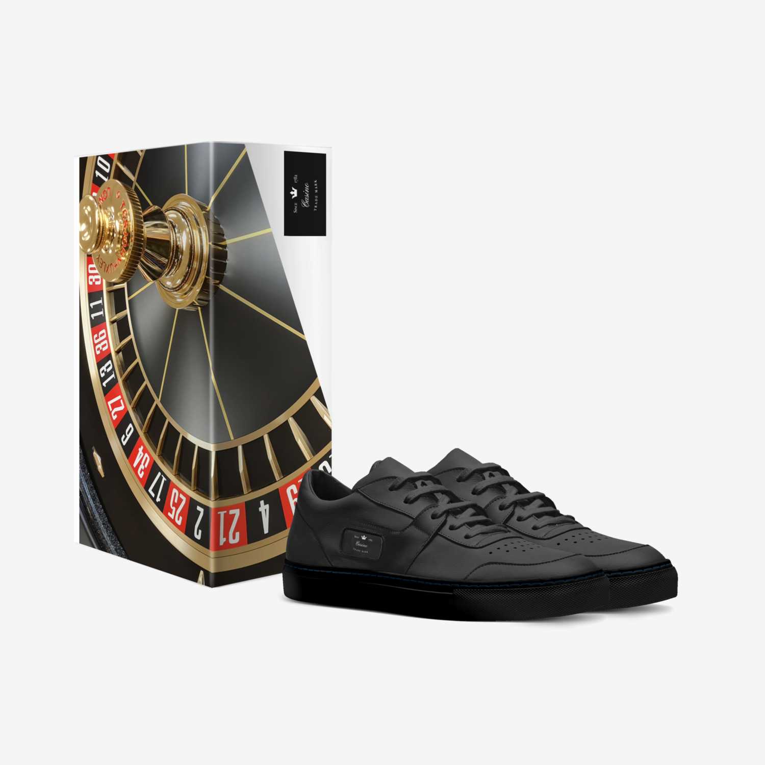Casino  custom made in Italy shoes by Breggen Trumbull | Box view