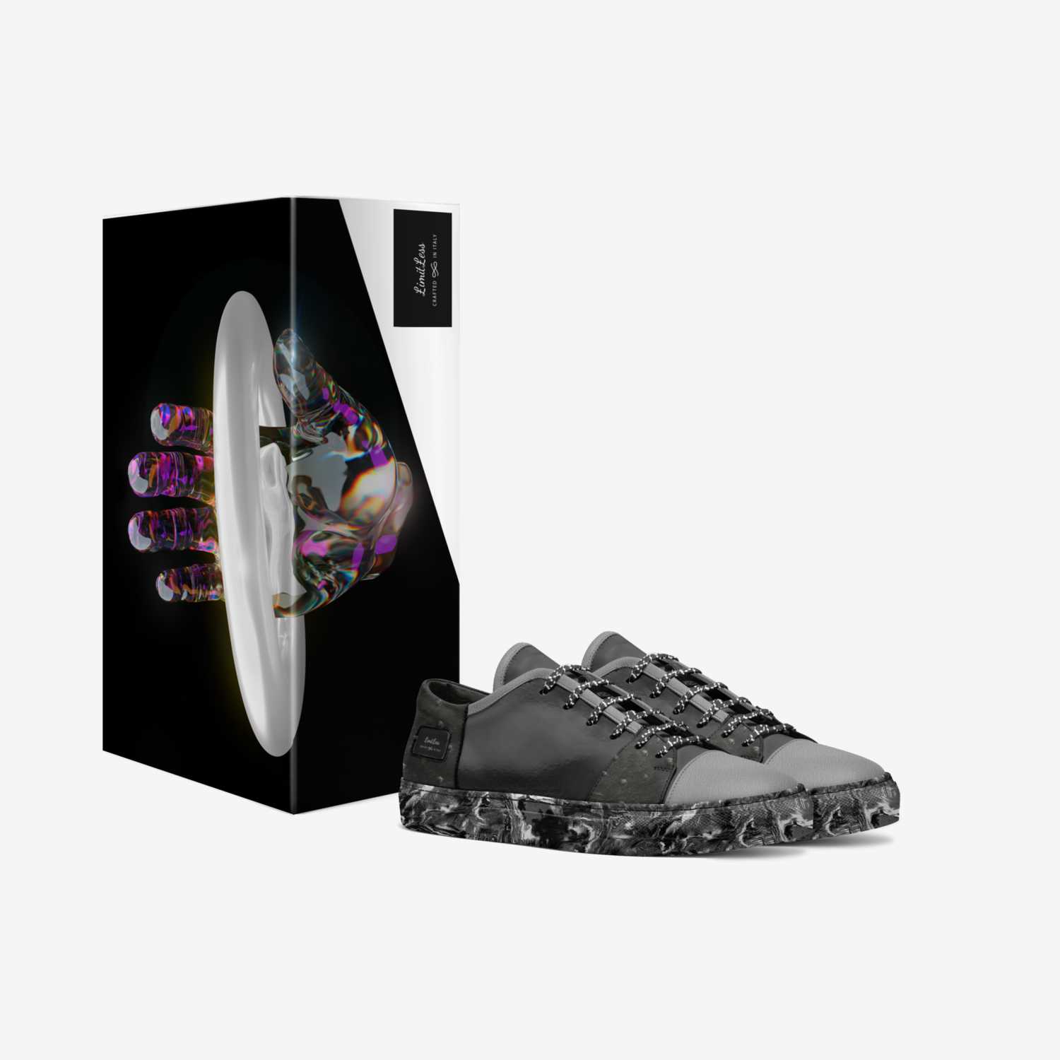 £imit£ess custom made in Italy shoes by Shyan Jones | Box view