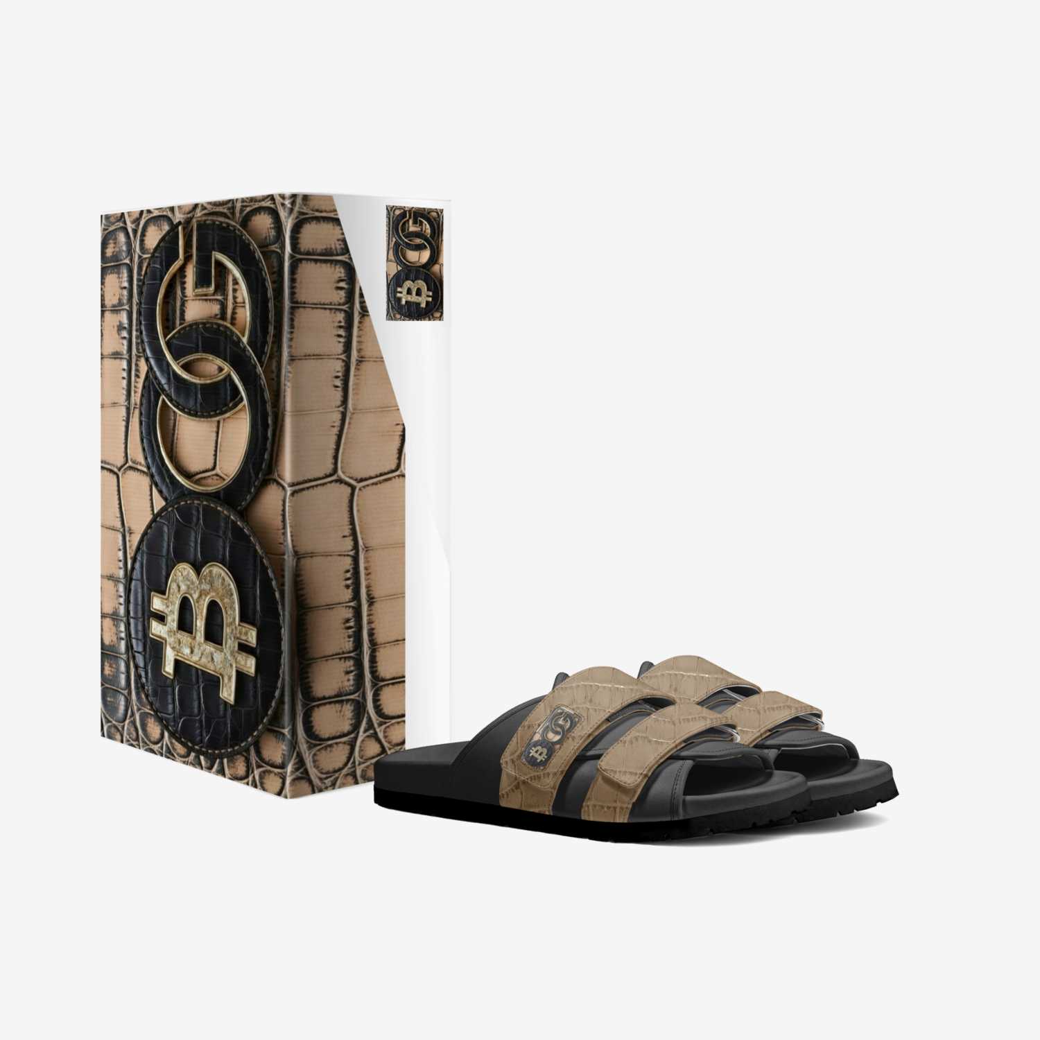 Bitcoin OG #7 custom made in Italy shoes by Jeffrey Long | Box view