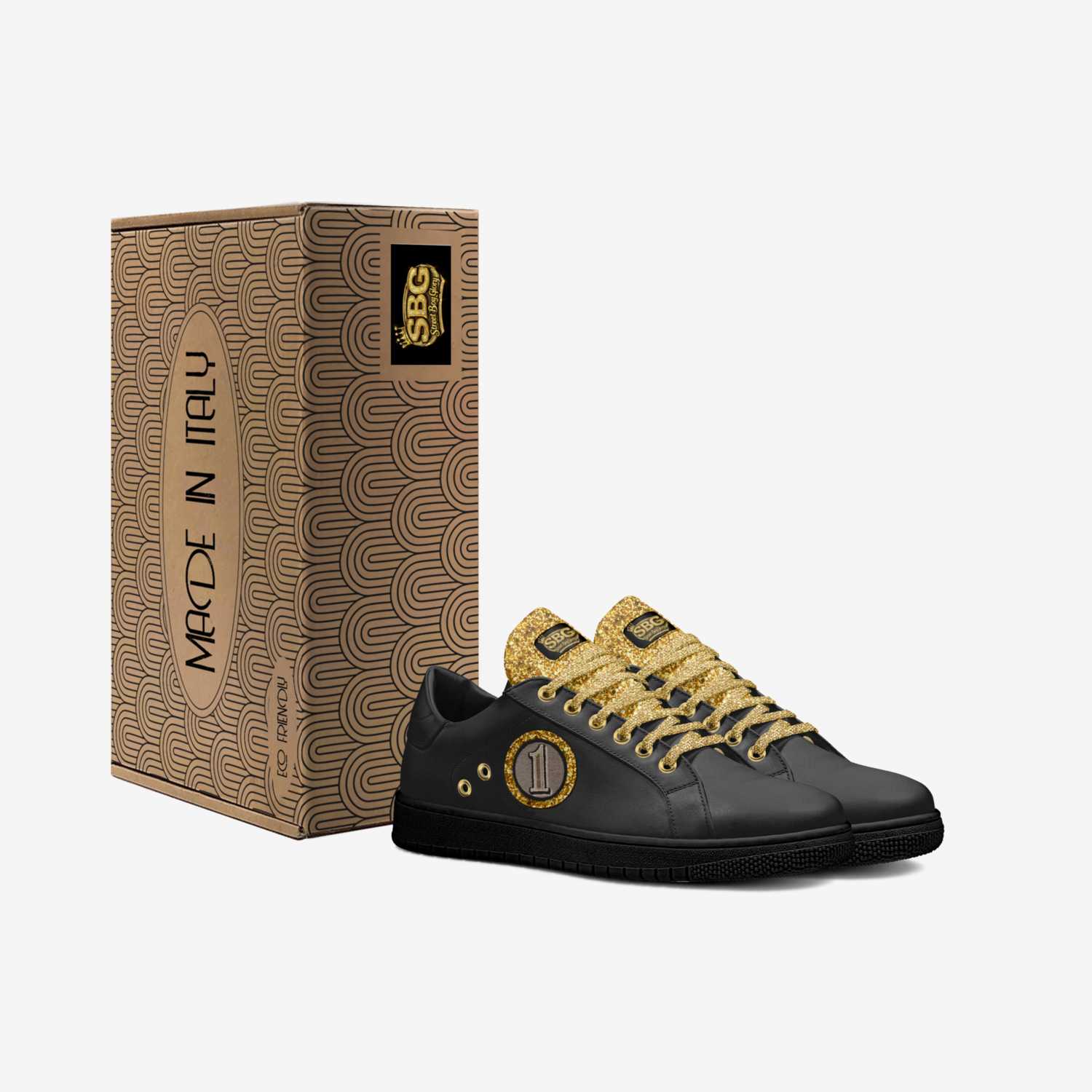 SBG Crown 👑 1 custom made in Italy shoes by Jeromy Watson | Box view