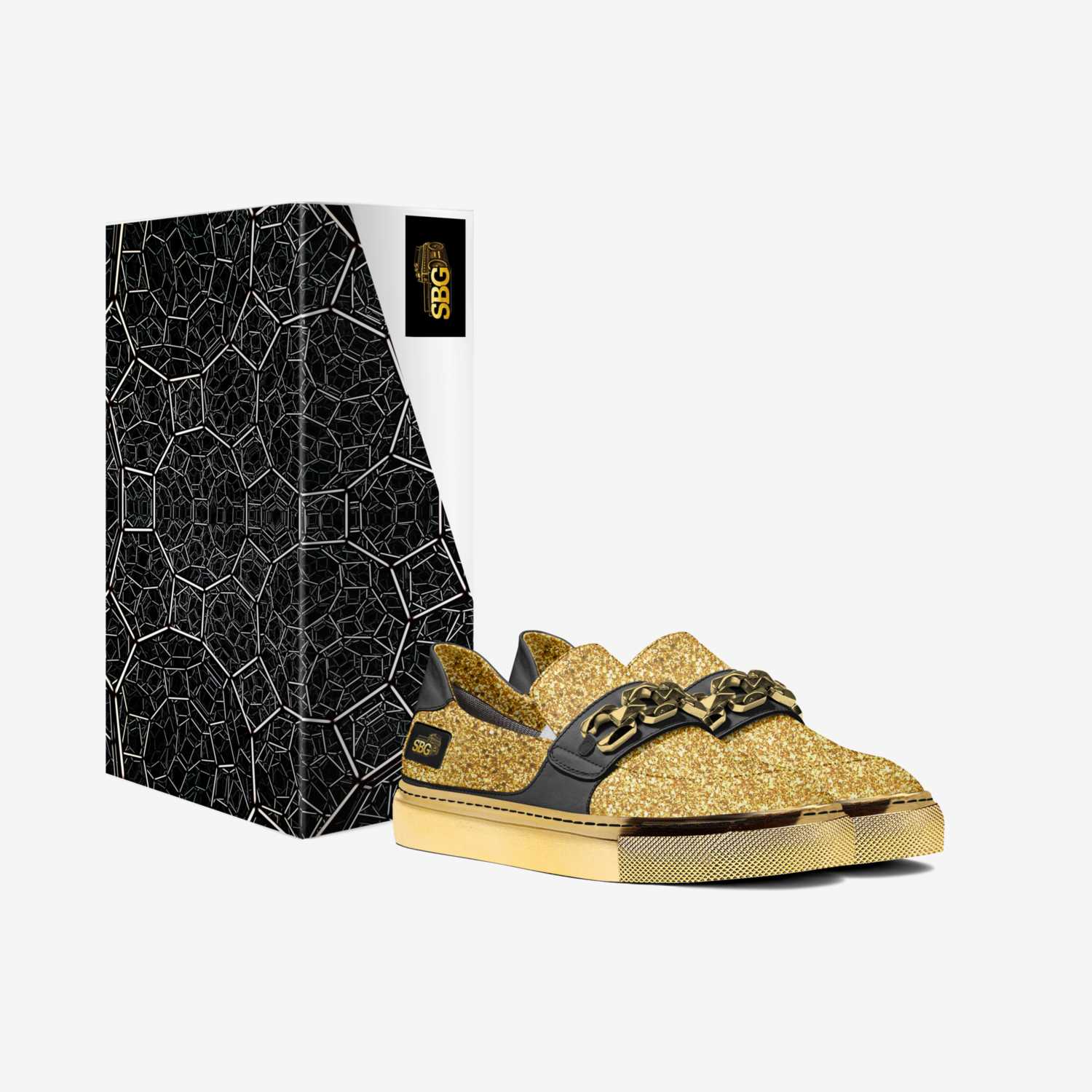 SBG Royal one  custom made in Italy shoes by Jeromy Watson | Box view