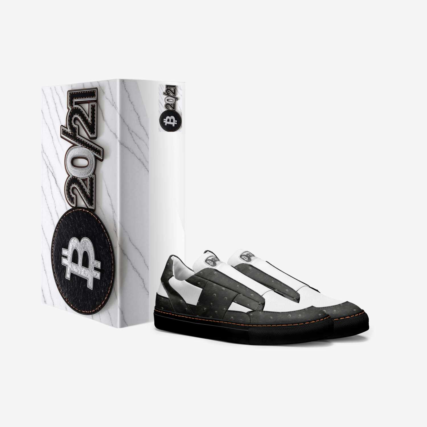 Bitcoin OG 20/21 custom made in Italy shoes by Jeffrey Long | Box view