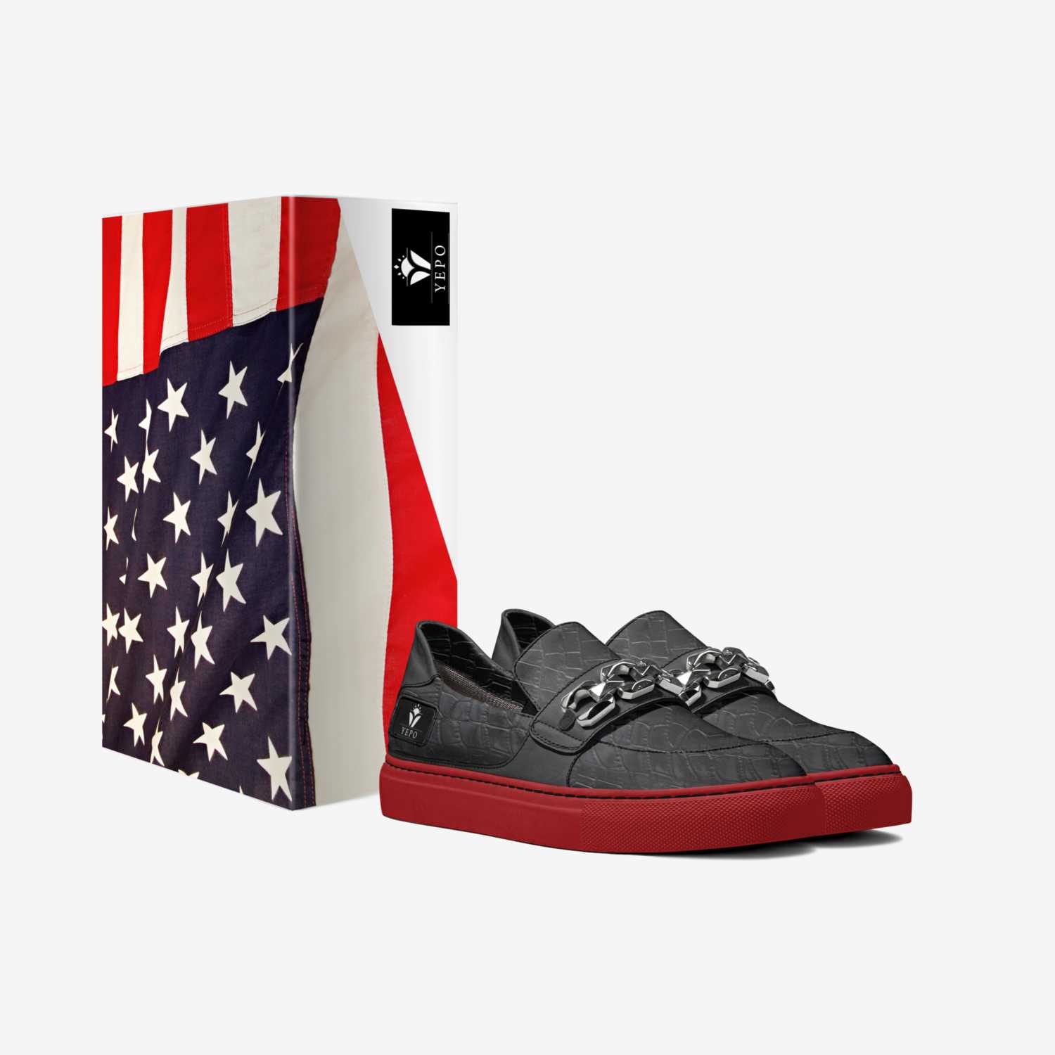 YEPO custom made in Italy shoes by Emmanuel Lukusa | Box view
