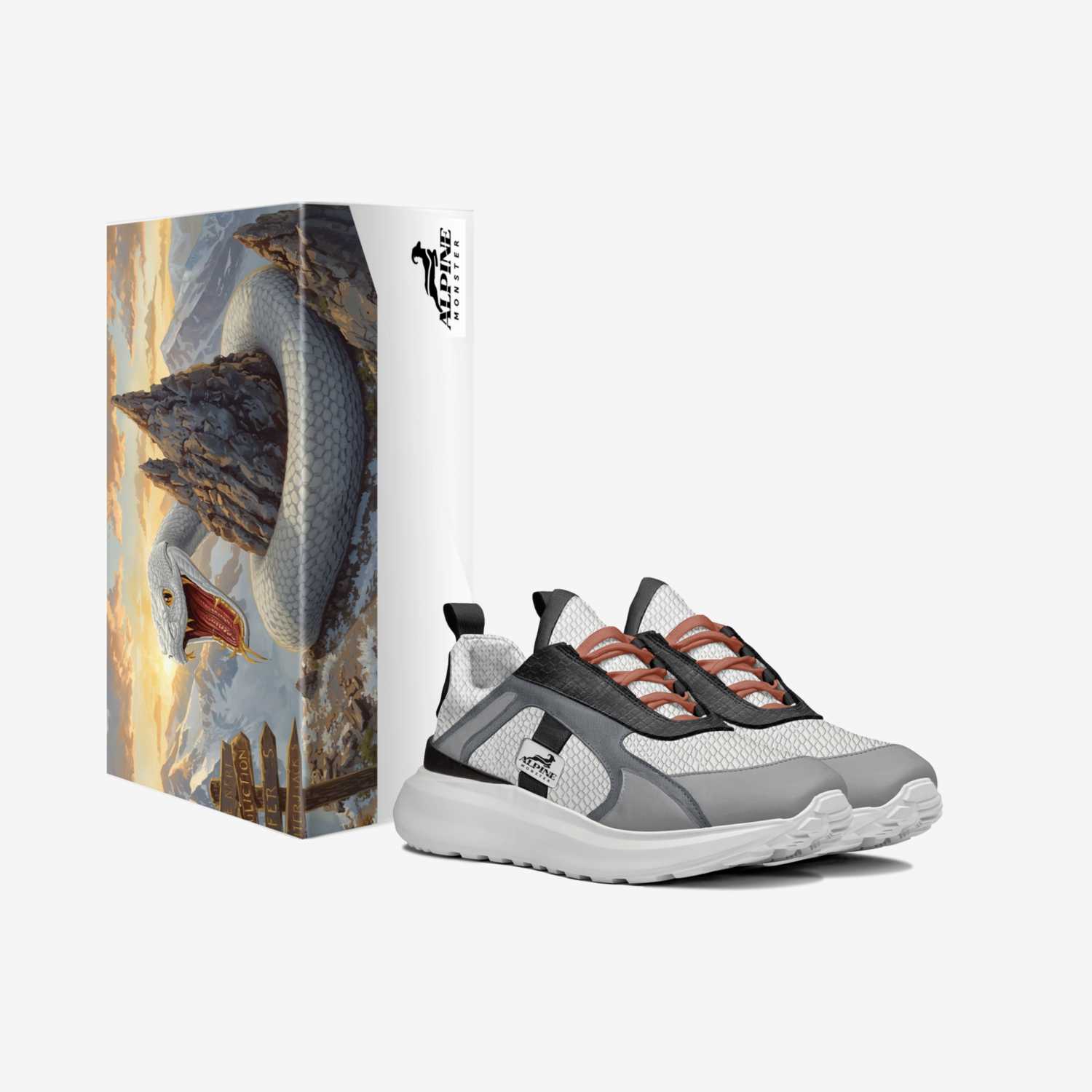 TrailViper custom made in Italy shoes by Rollins Ashbury | Box view