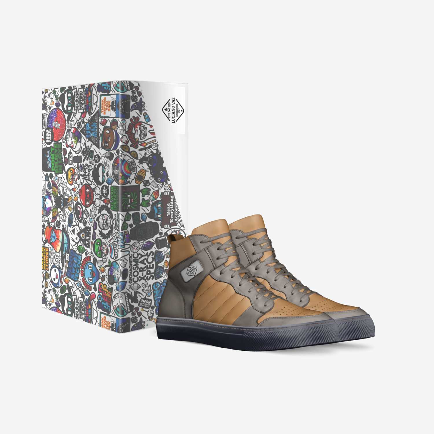 Luciano vaz custom made in Italy shoes by Lurien Vazquez | Box view