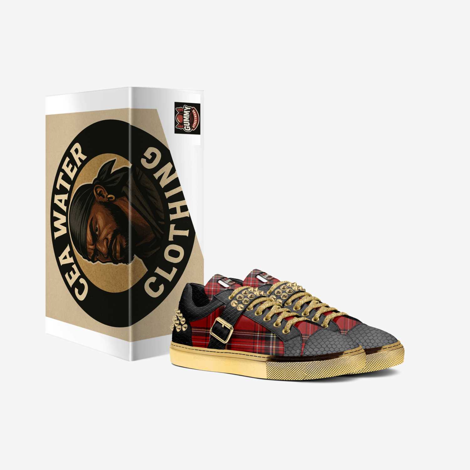 CeaWater Clothing  custom made in Italy shoes by Dominic Kareem Gray | Box view