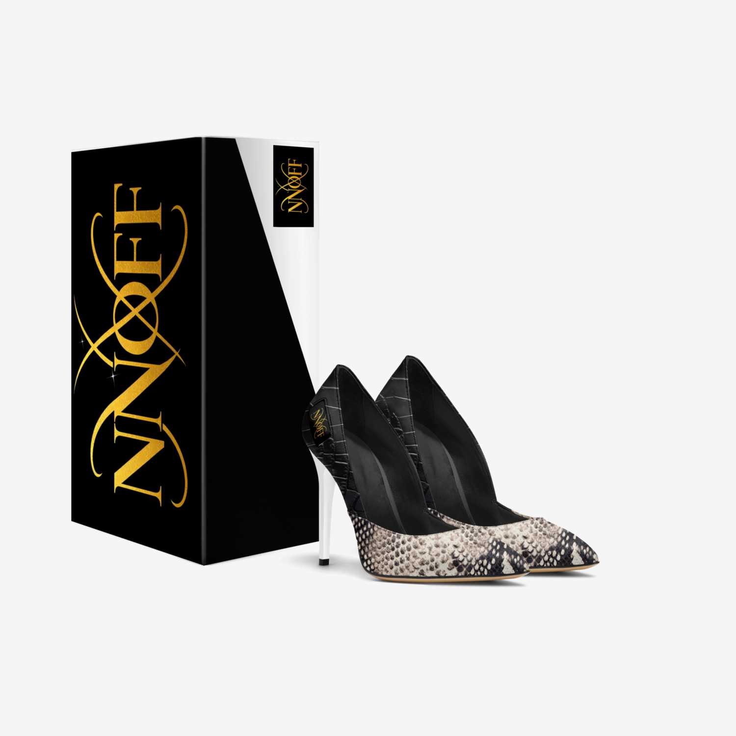 NNOFF custom made in Italy shoes by Dr. Nicole Harrington | Box view