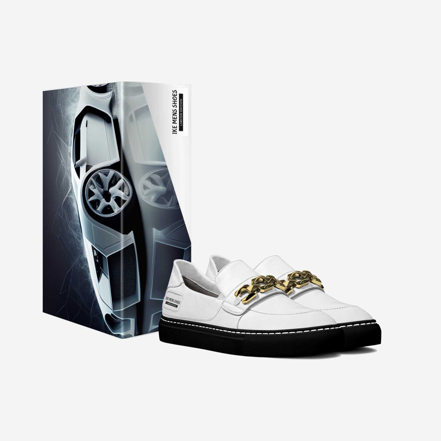IKE MENS SHOES custom made in Italy shoes by Isaac A Mensah | Box view