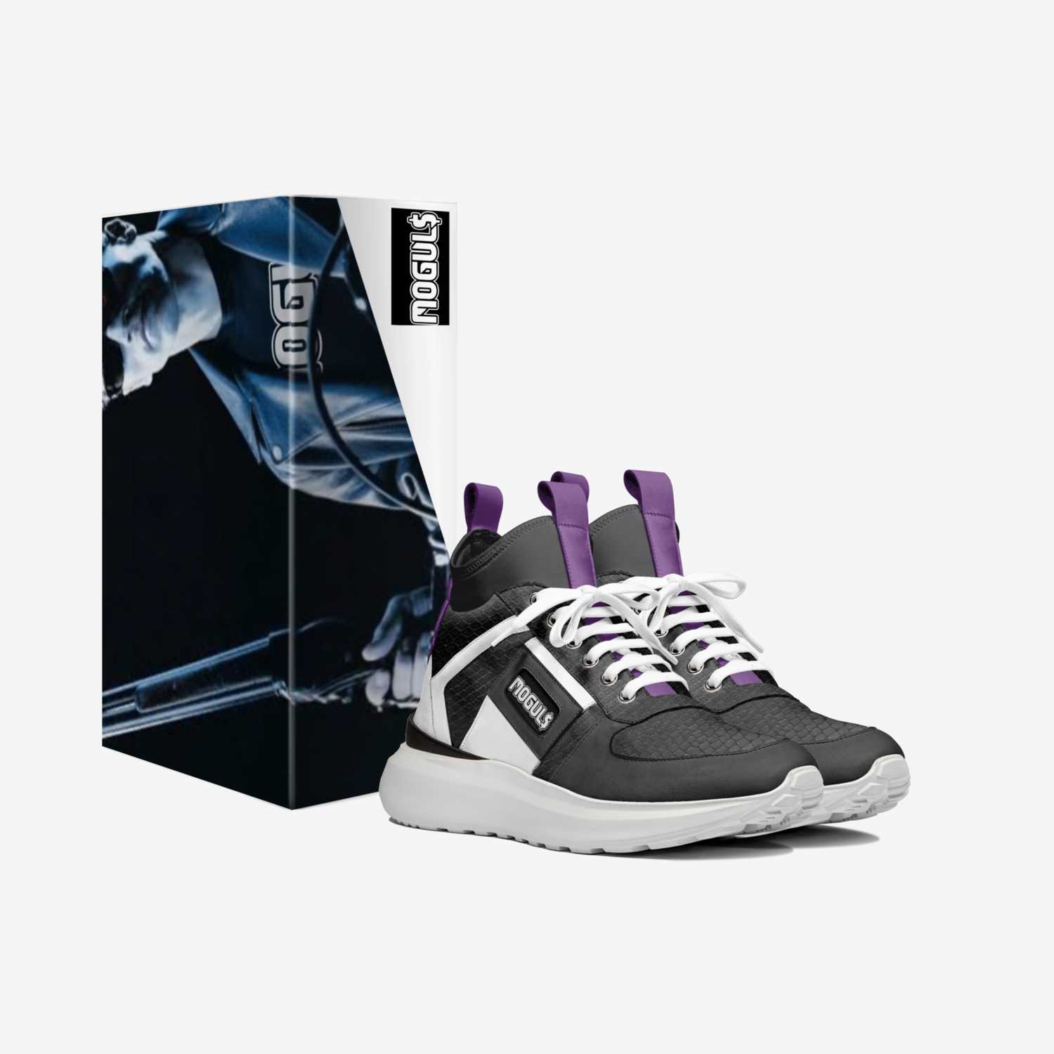 MOGUL$ T2 custom made in Italy shoes by Akere Joseph | Box view
