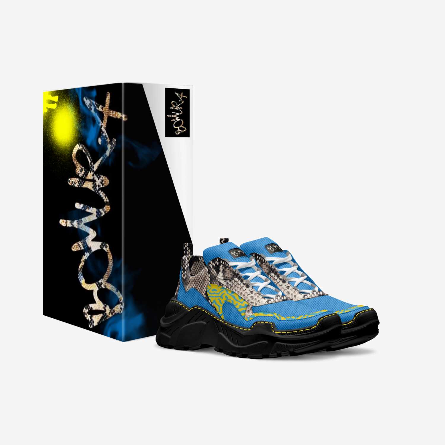 LSB HEMME BLU custom made in Italy shoes by Darnell Howard | Box view