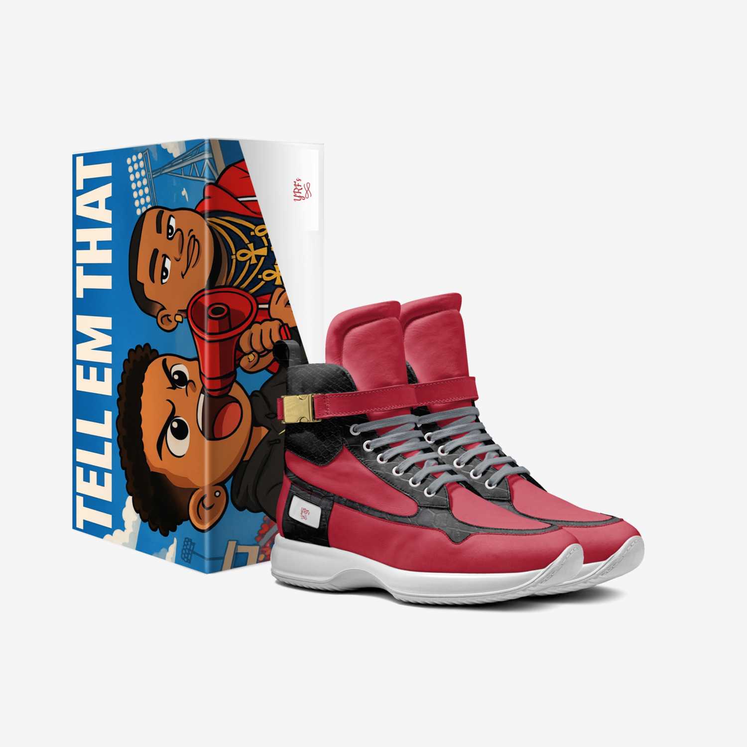 YoungRedFyfoe's custom made in Italy shoes by Fernando Hernandez | Box view