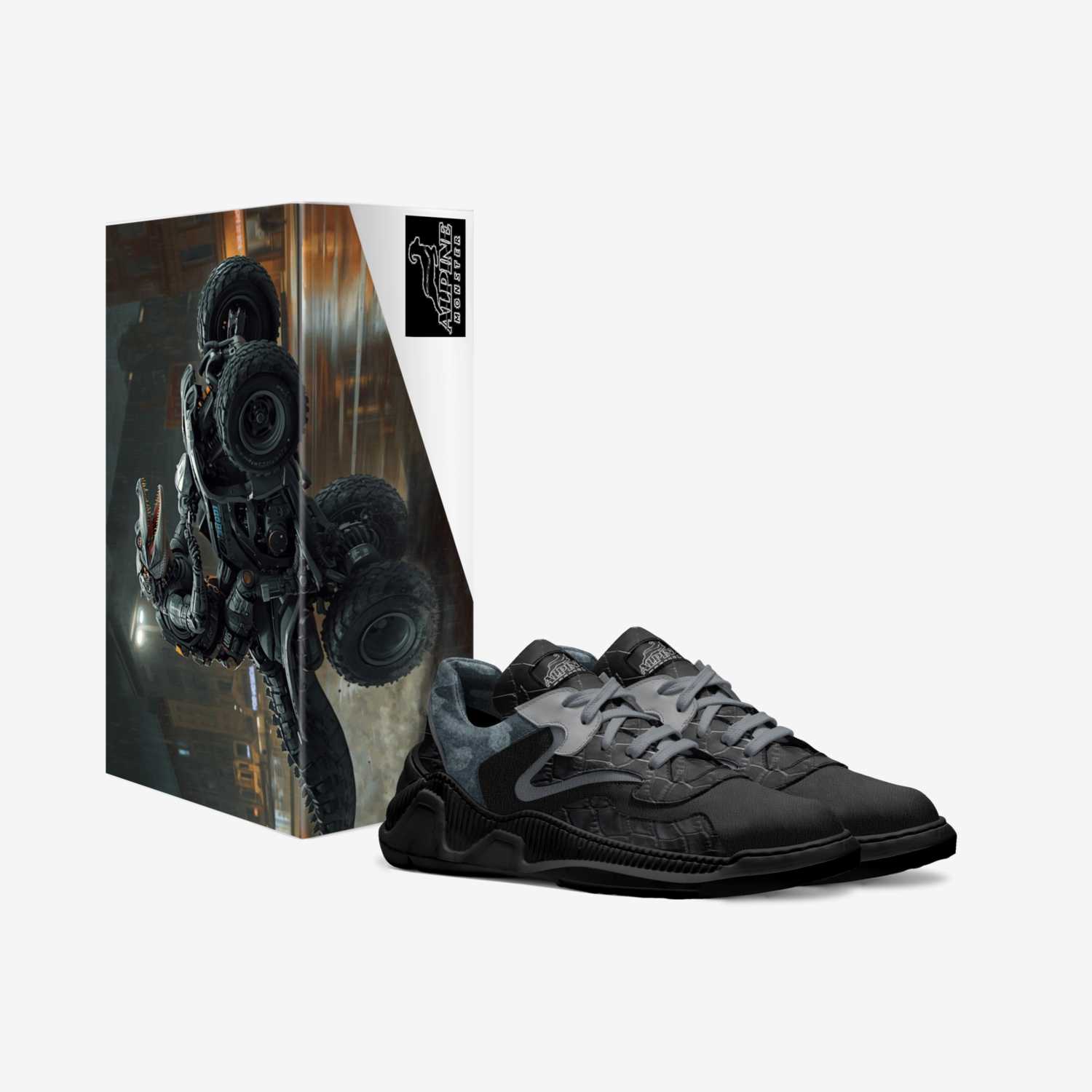 GS 4 BlackGators custom made in Italy shoes by Rollins Ashbury | Box view