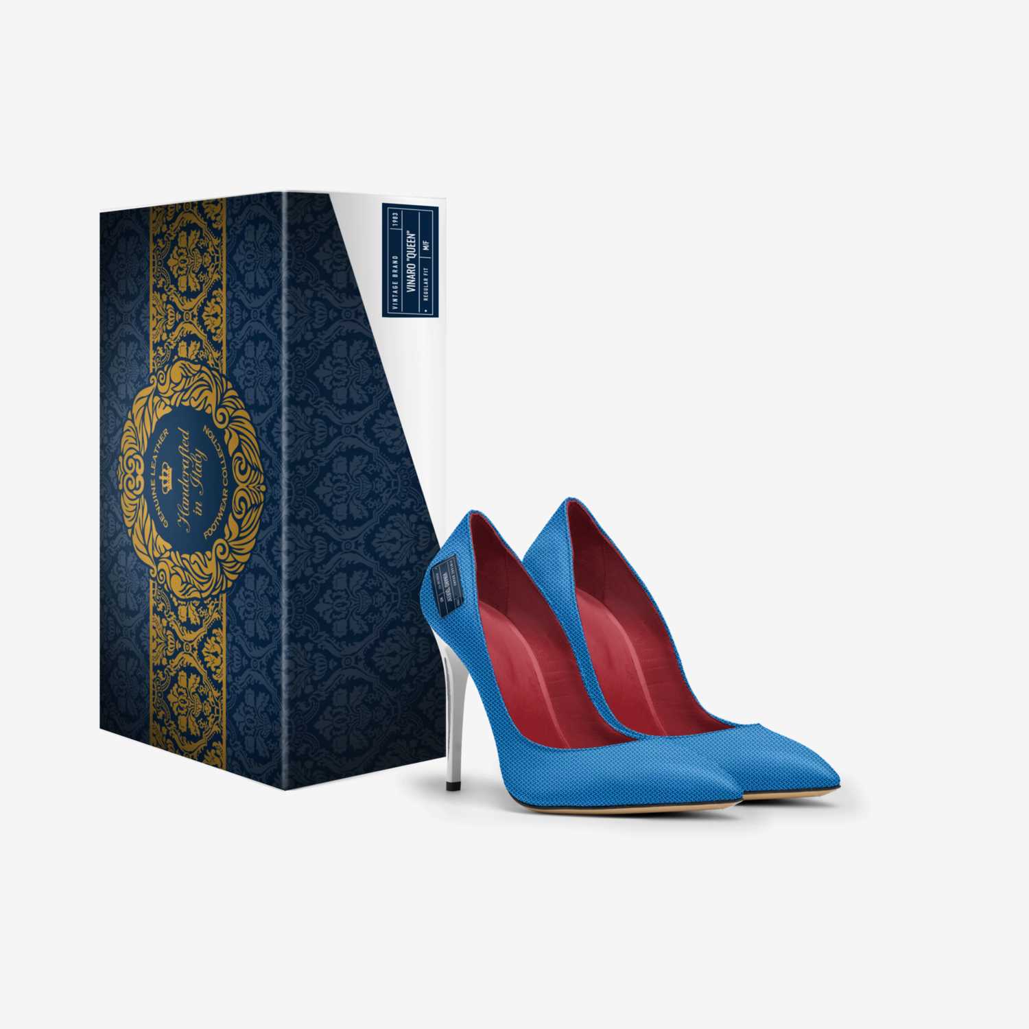 Vinaro "Queen" custom made in Italy shoes by Vinaro Vinaro | Box view