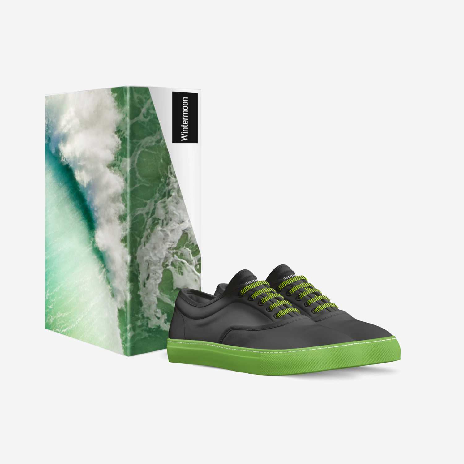 Wintermoon 5 custom made in Italy shoes by Sean Fortner | Box view