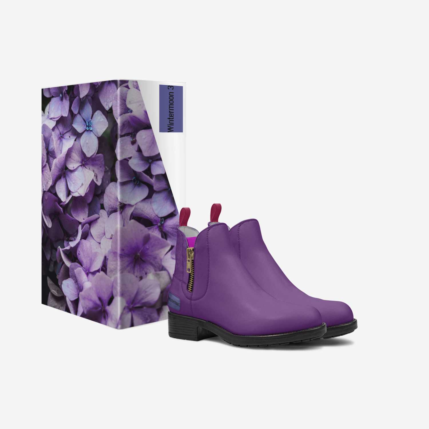 Wintermoon 3 custom made in Italy shoes by Sean Fortner | Box view