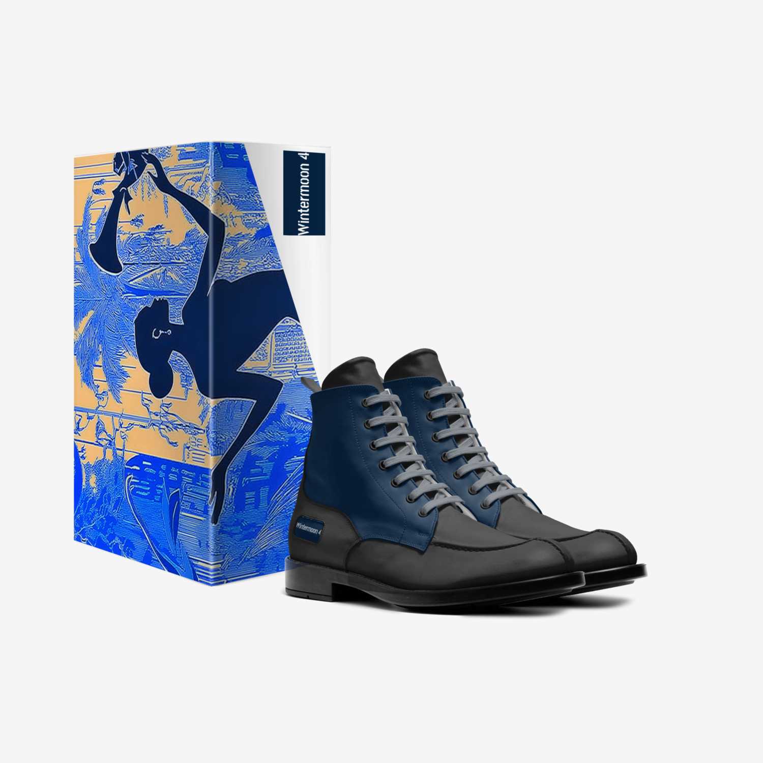 Wintermoon 4 custom made in Italy shoes by Sean Fortner | Box view
