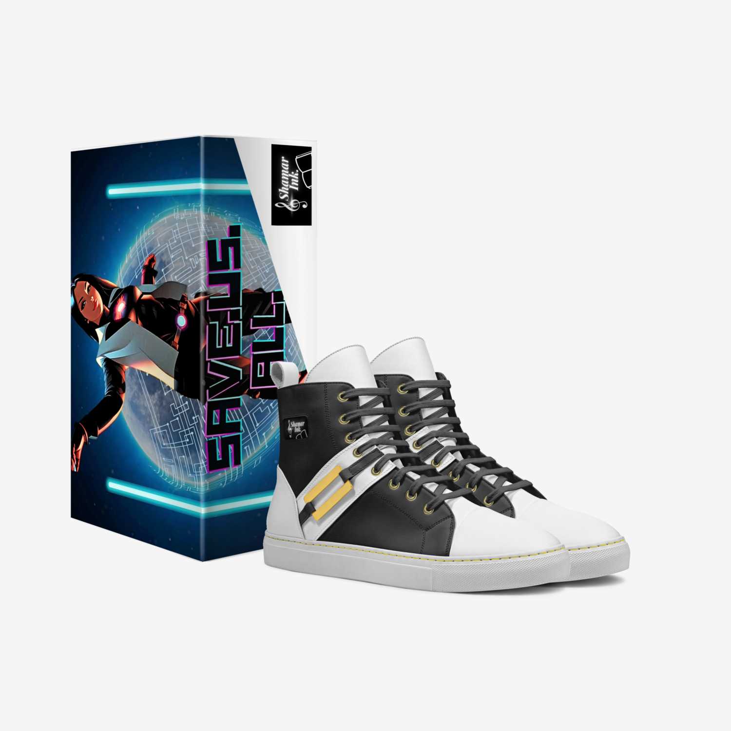 Shamar Ink. custom made in Italy shoes by Brii Alexandria | Box view