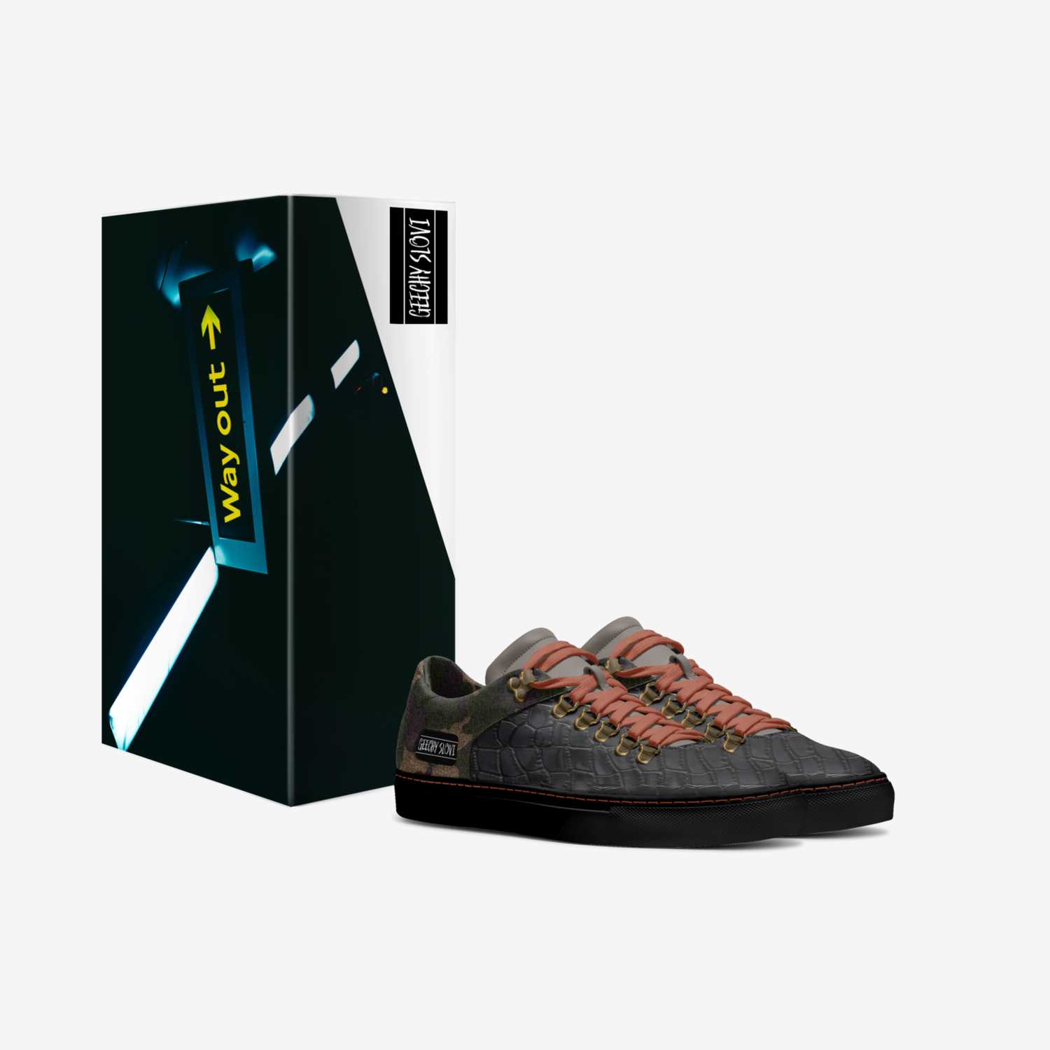 GS S-2 custom made in Italy shoes by Lucas Sosic | Box view