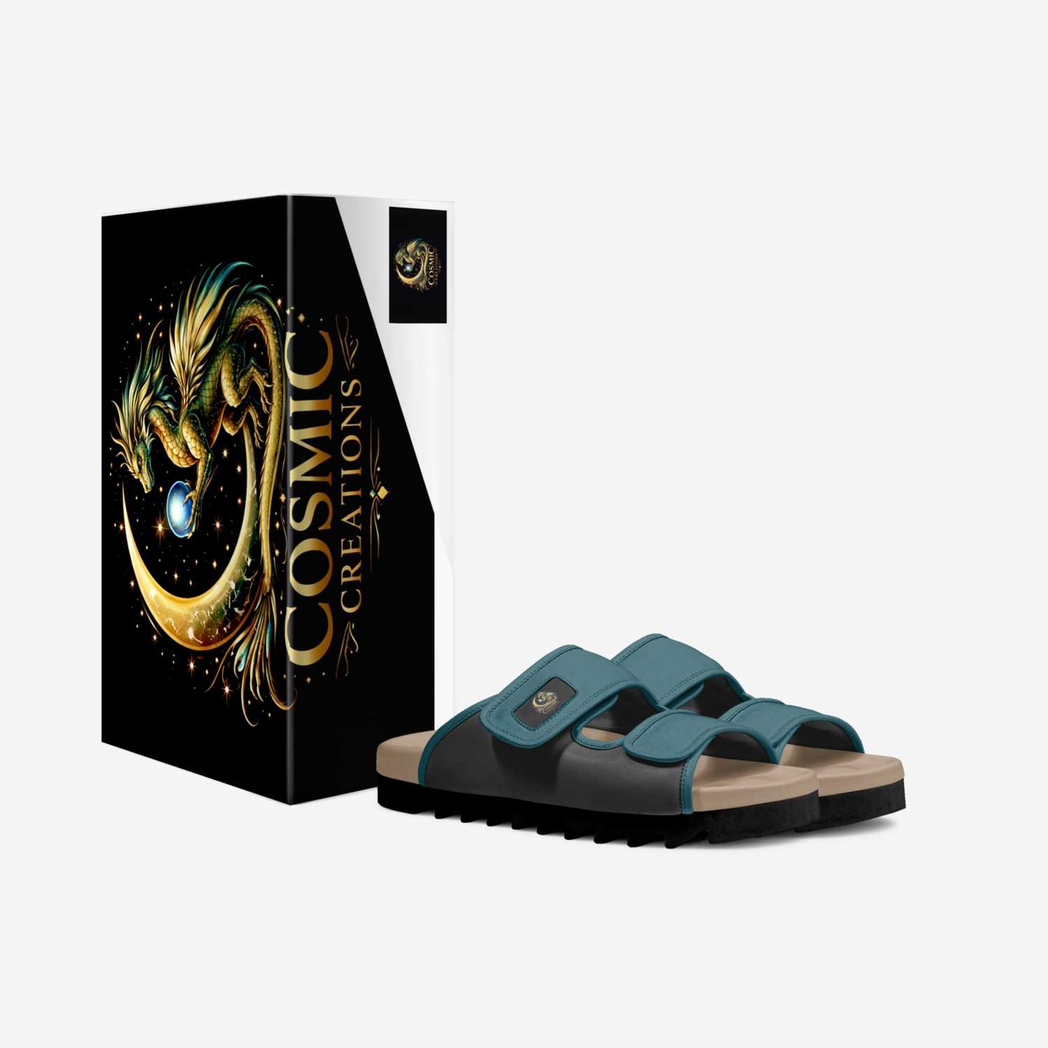 Cosmic Creations custom made in Italy shoes by Dena McFaddin | Box view