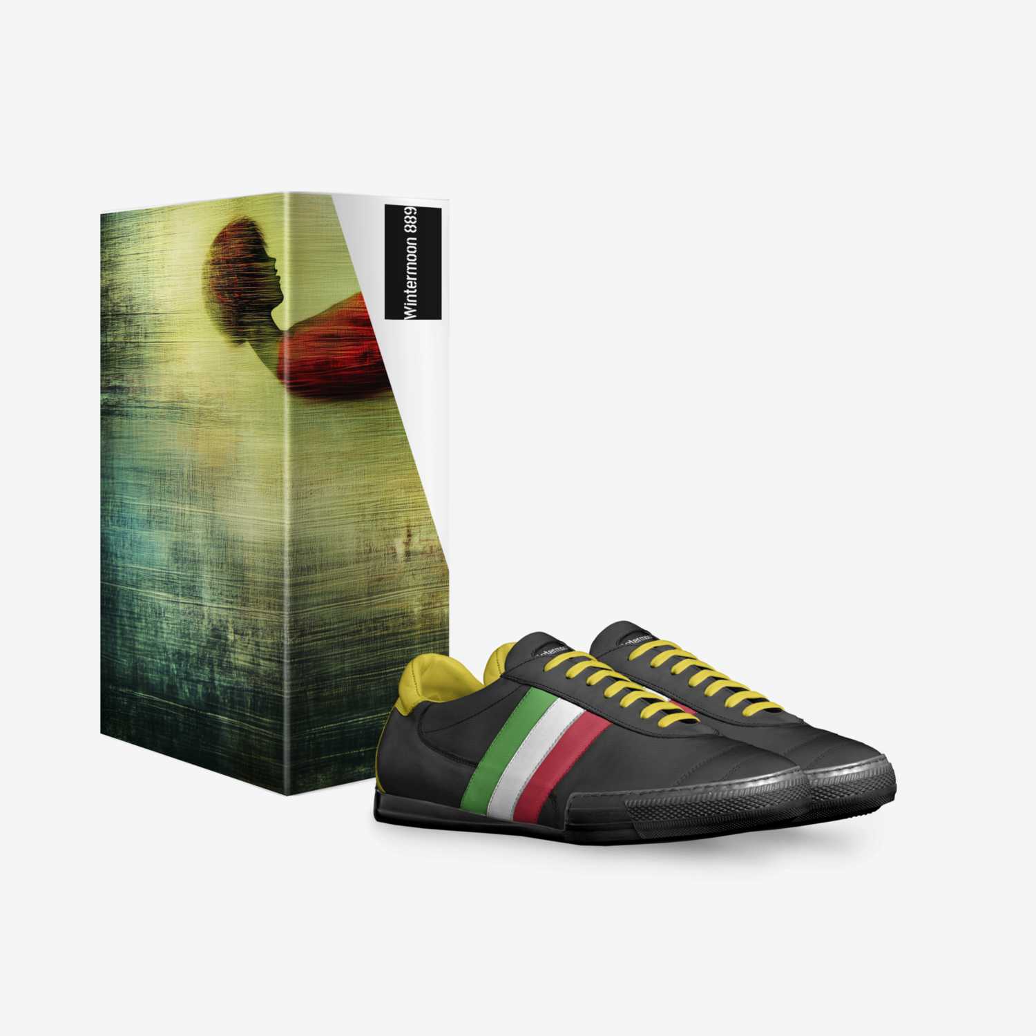 Wintermoon 889 custom made in Italy shoes by Sean Fortner | Box view