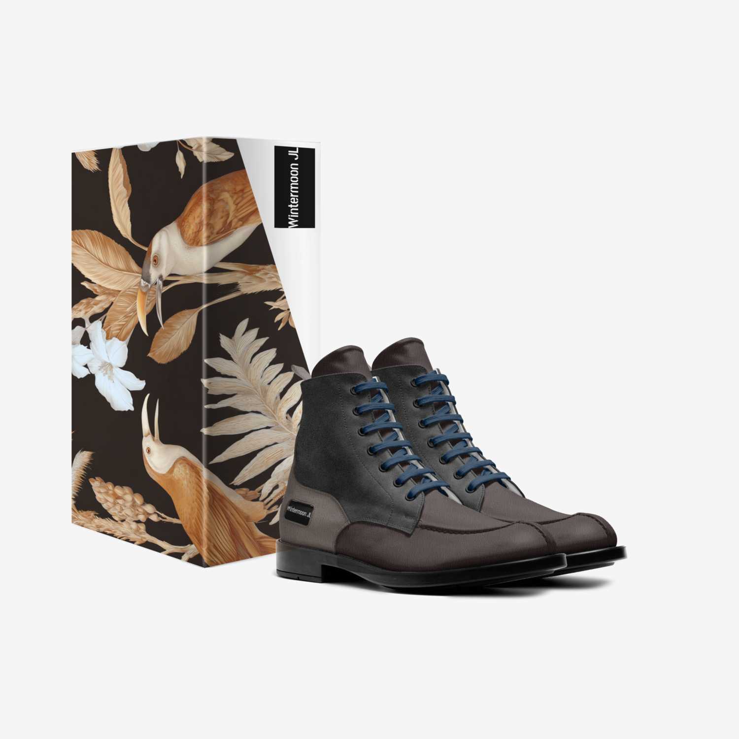 Wintermoon JL custom made in Italy shoes by Sean Fortner | Box view