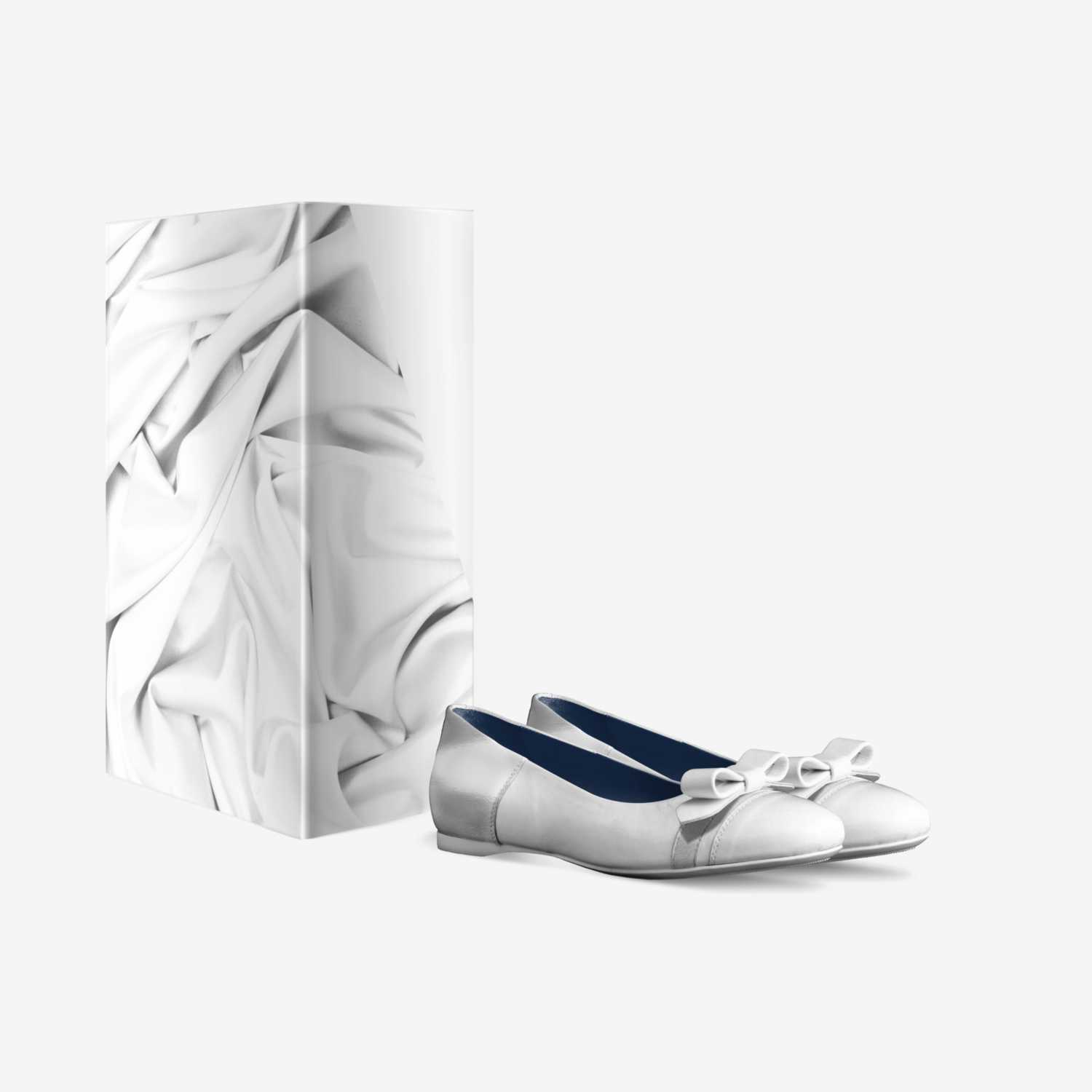 The Wedding Flat custom made in Italy shoes by Cassandra Secor-podbielski | Box view