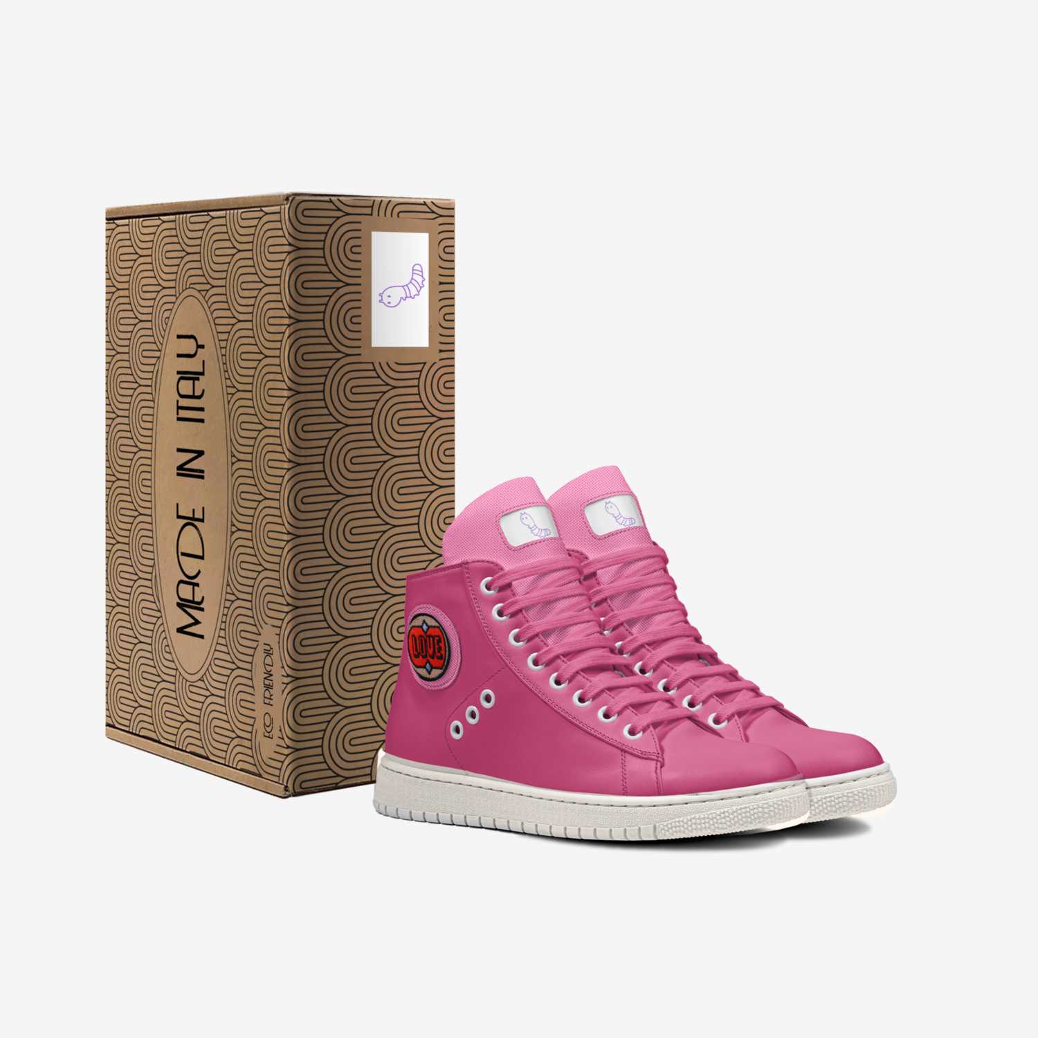 Bubblegums  custom made in Italy shoes by Zachary Sanders | Box view