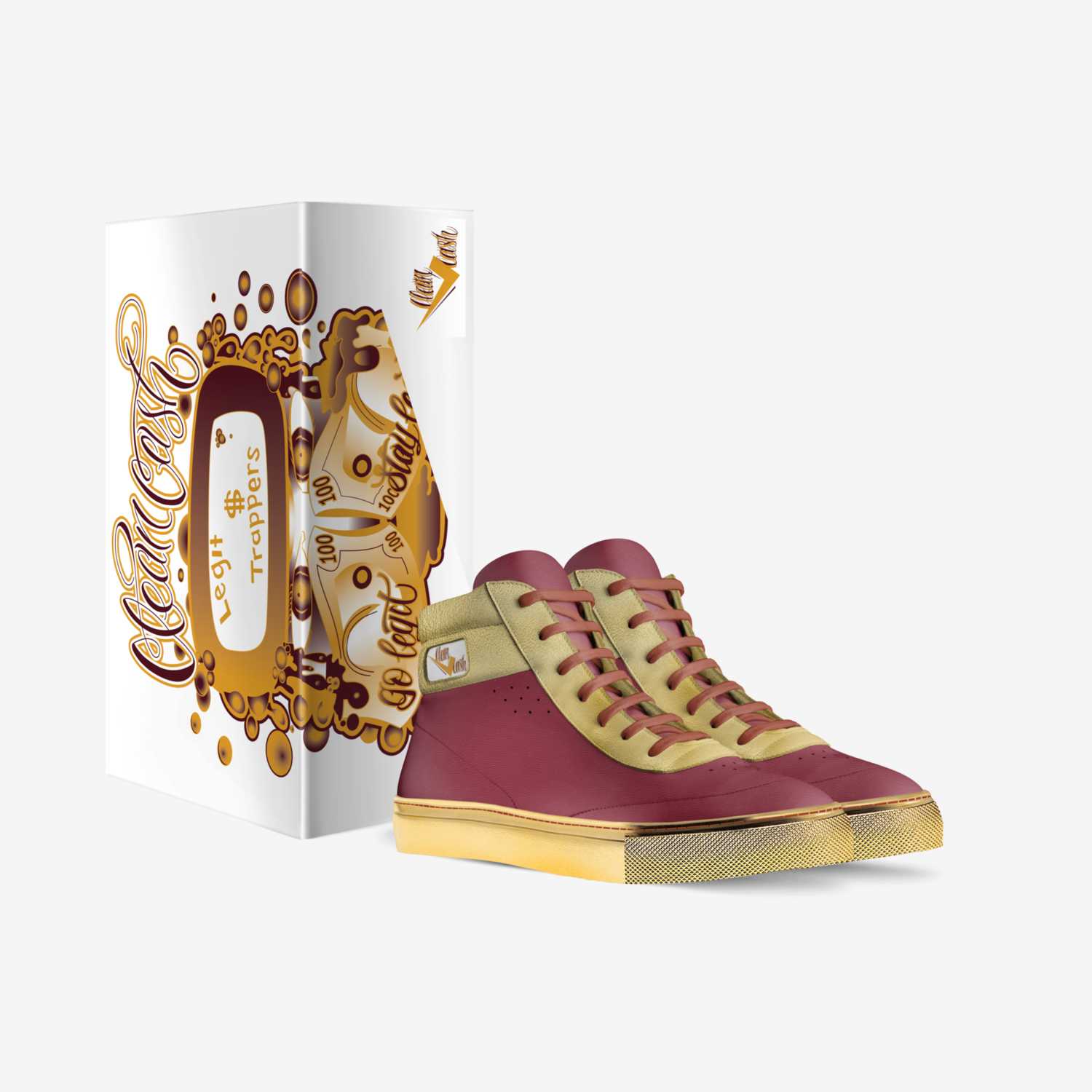 Cleancashchampions custom made in Italy shoes by Deon Landry | Box view