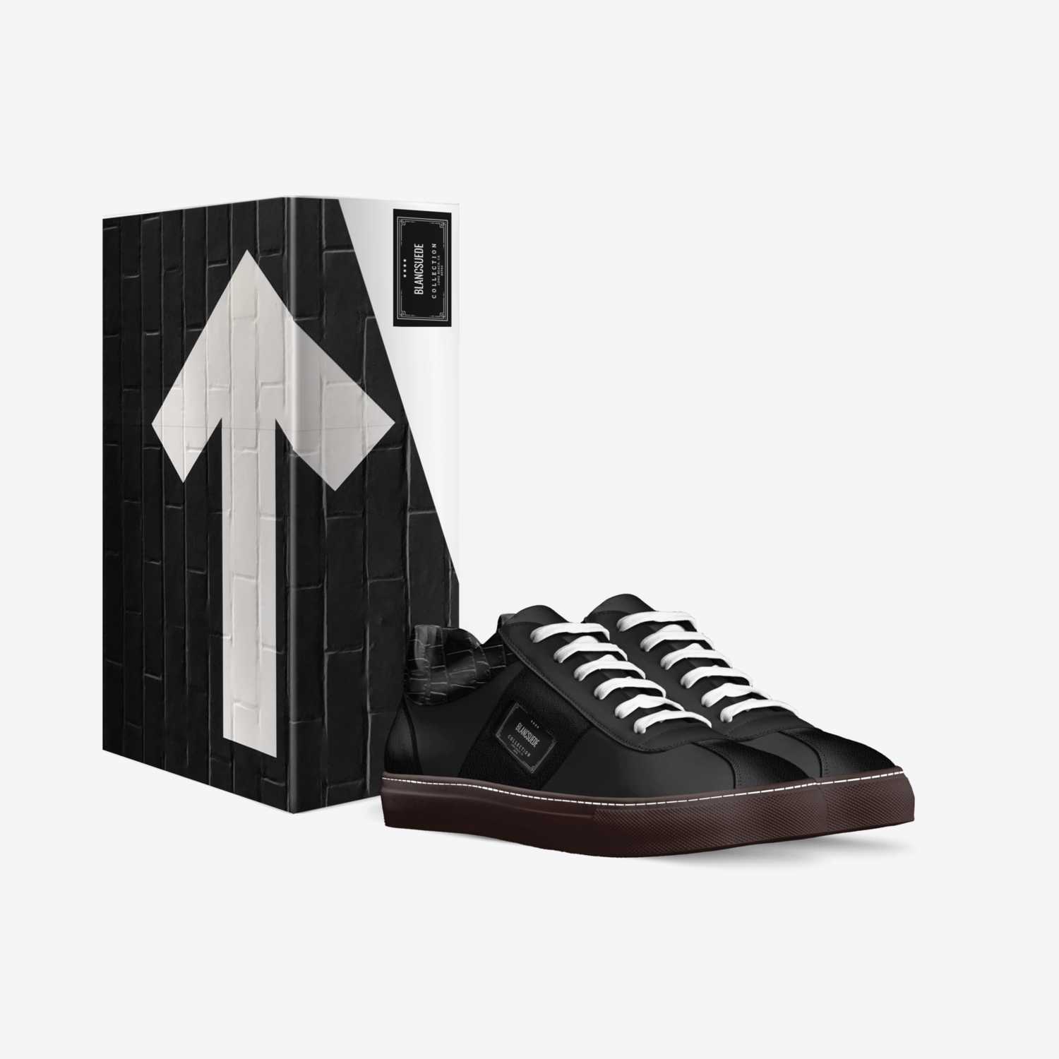 Blancsuede custom made in Italy shoes by D Monroe | Box view